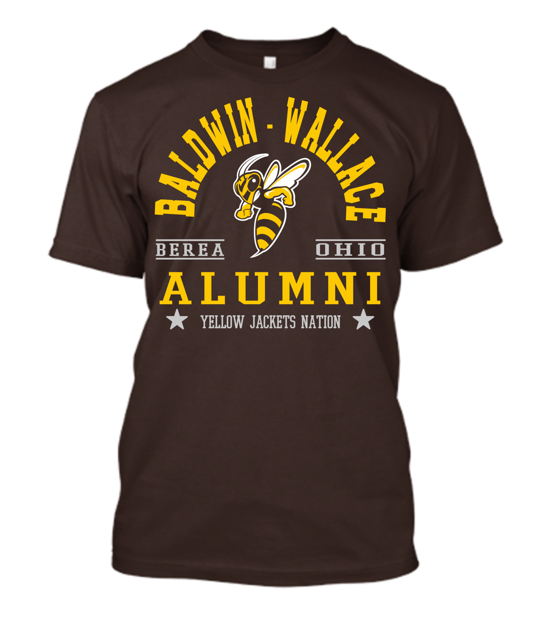 Baldwin Wallace Berea Ohio Alumni Yellow Jackets Nation T-Shirt