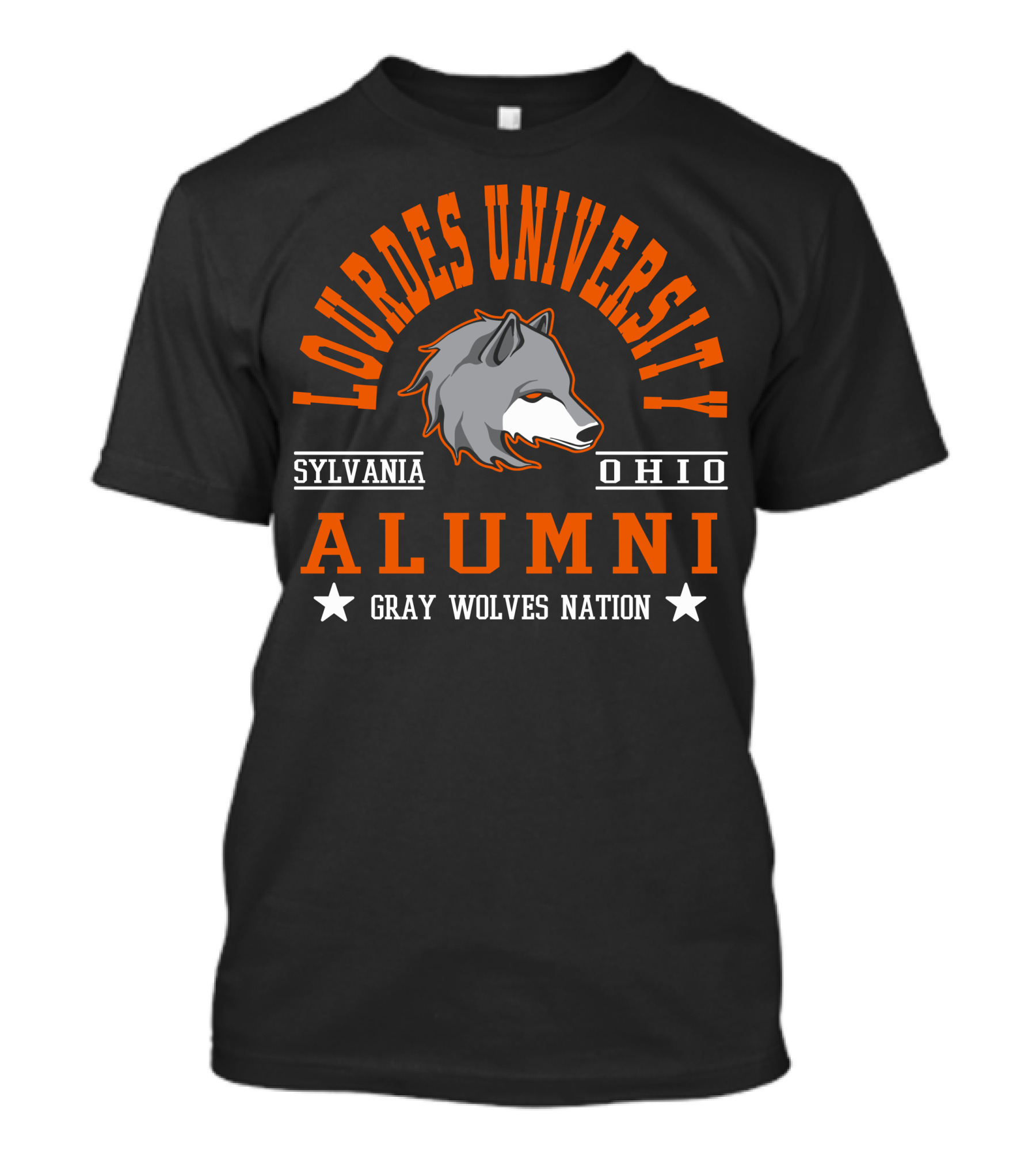 Lourdes University Alumni Gray Wolves Nation Sylvania Ohio T-Shirt