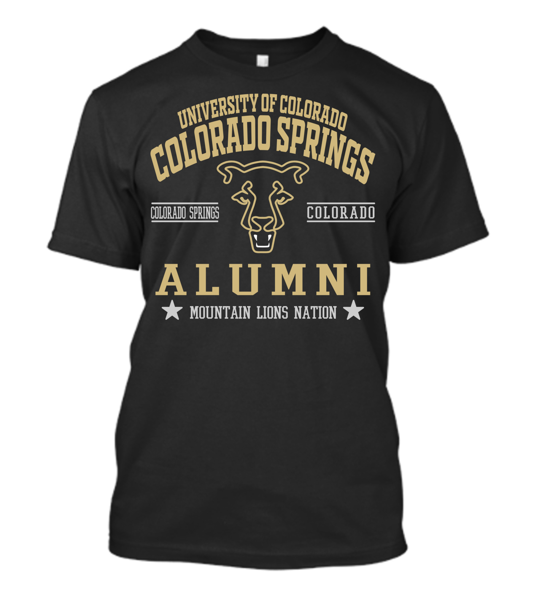University Of Colorado Colorado Springs Alumni Mountain Lions Nation T-Shirt