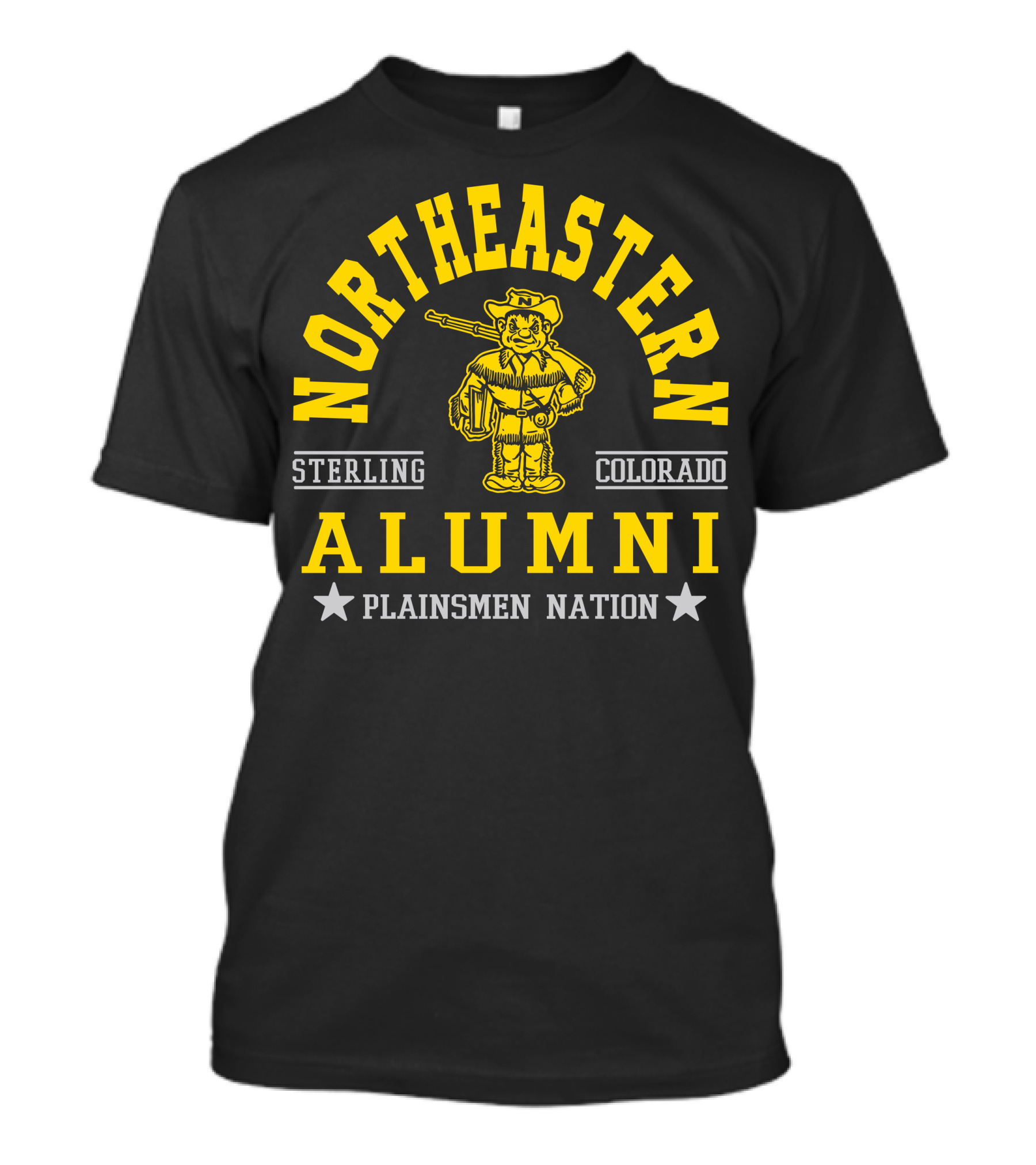 Northeastern Sterling Colorado Alumni Plainsmen Nation T-Shirt