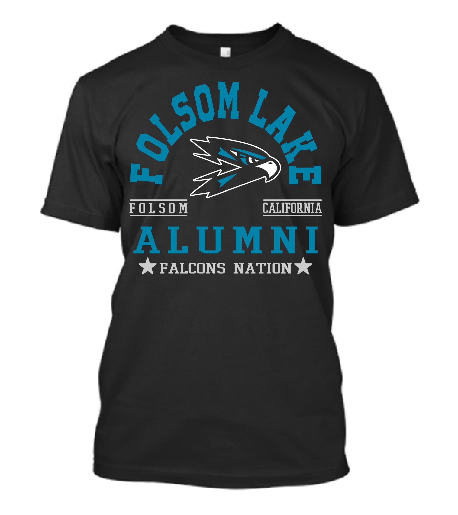 Folsom Lake College Alumni Falcons Nation California T-Shirt