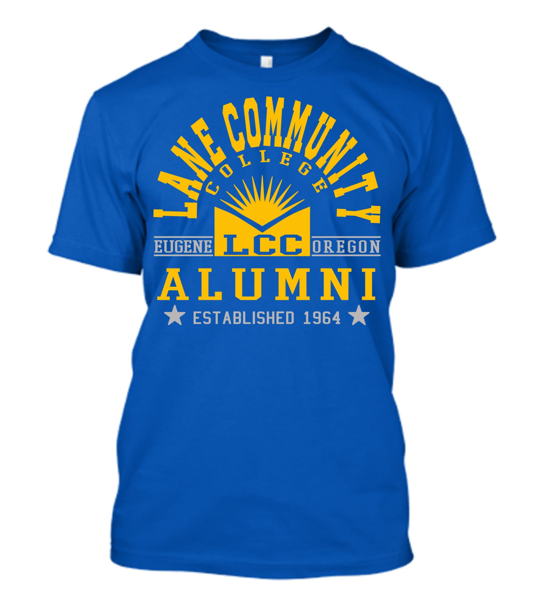 Lane Community College LCC Alumni Eugene Oregon Established 1964 T-Shirt