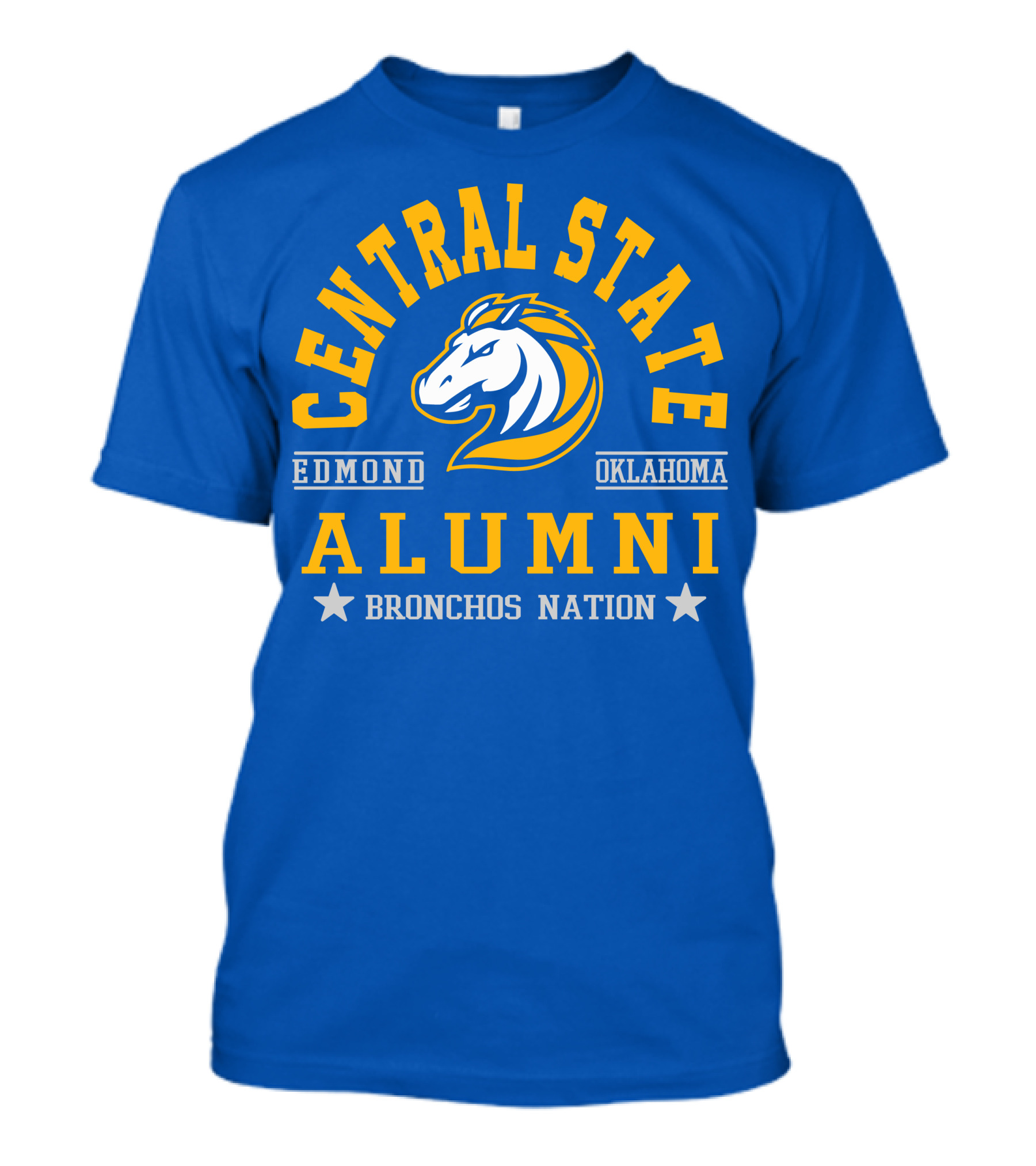 Central State Alumni Edmond Oklahoma Bronchos Nation T-Shirt