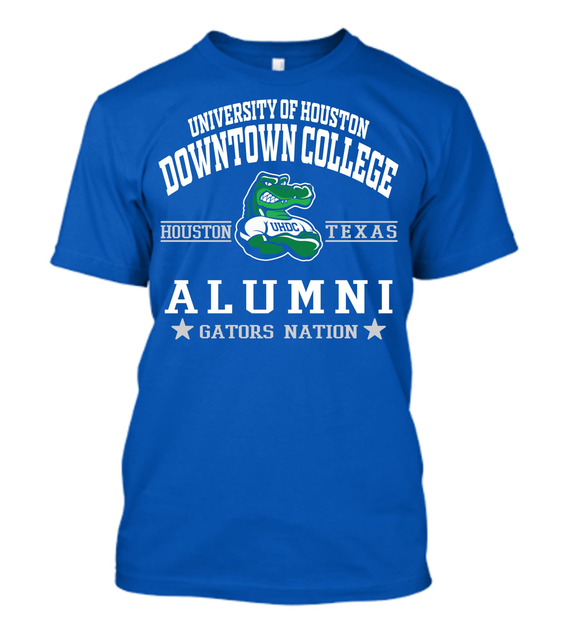 University Of Houston Downtown College Alumni UHDC Texas Gators Nation T-Shirt