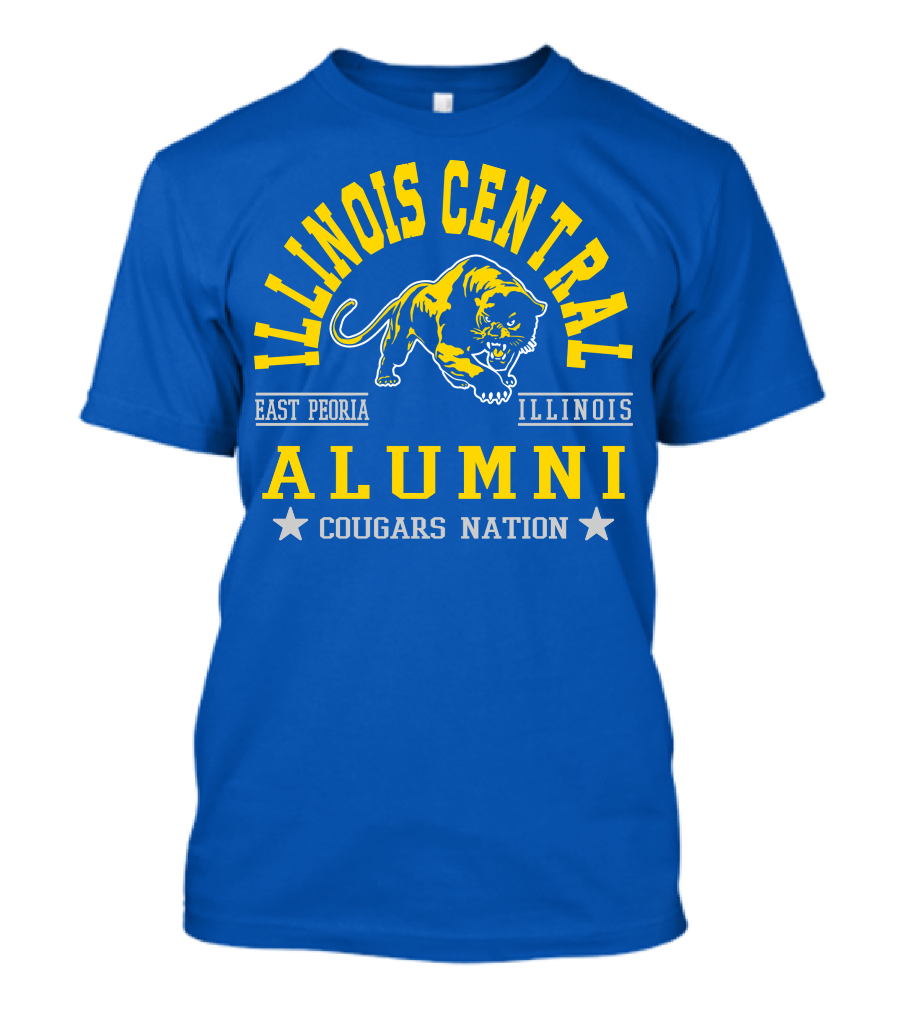Illinois Central College Alumni East Peoria Cougars Nation T-Shirt