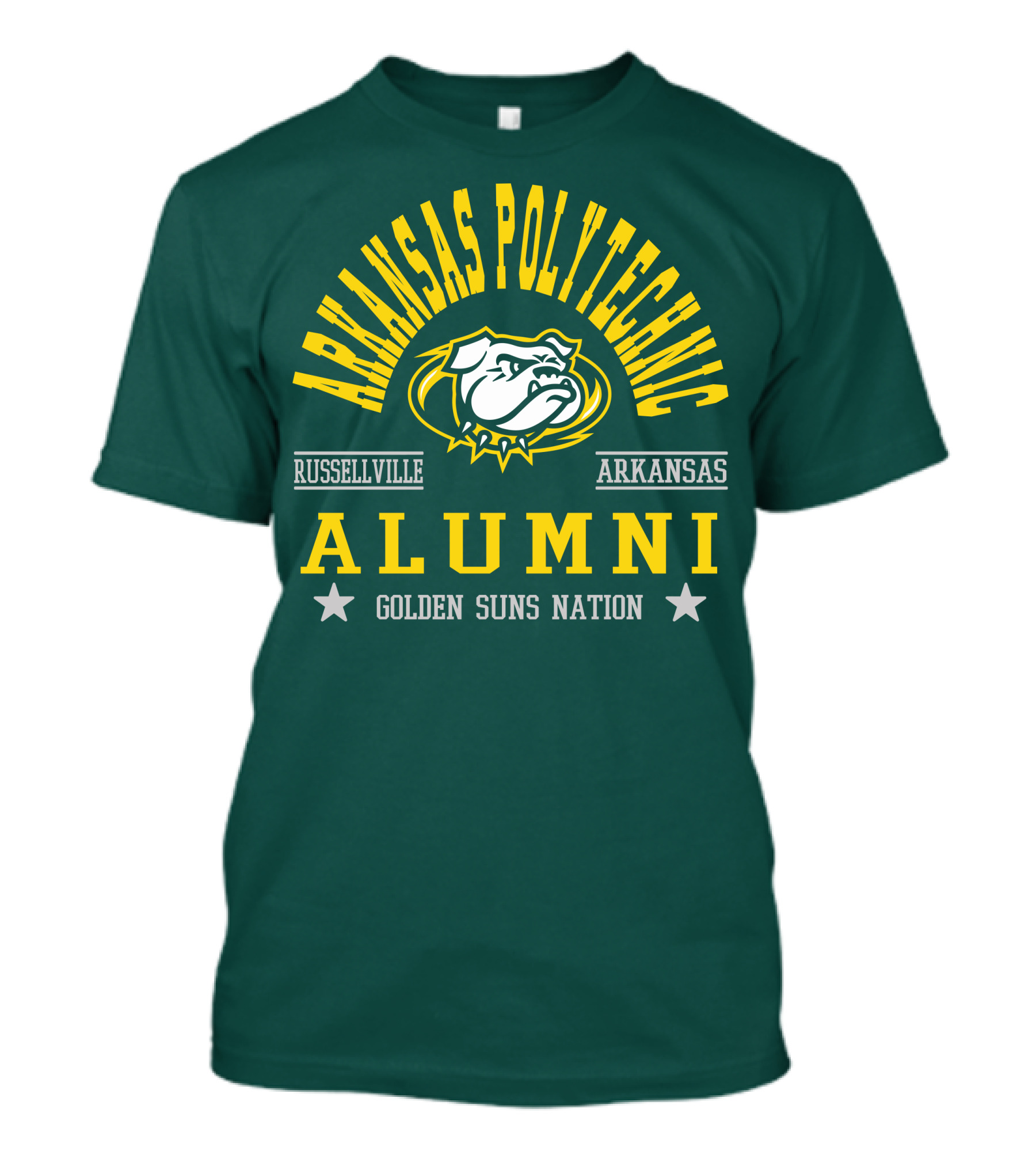 Arkansas Polytechnic Russellville Arkansas Alumni Golden Suns Nation T-Shirt