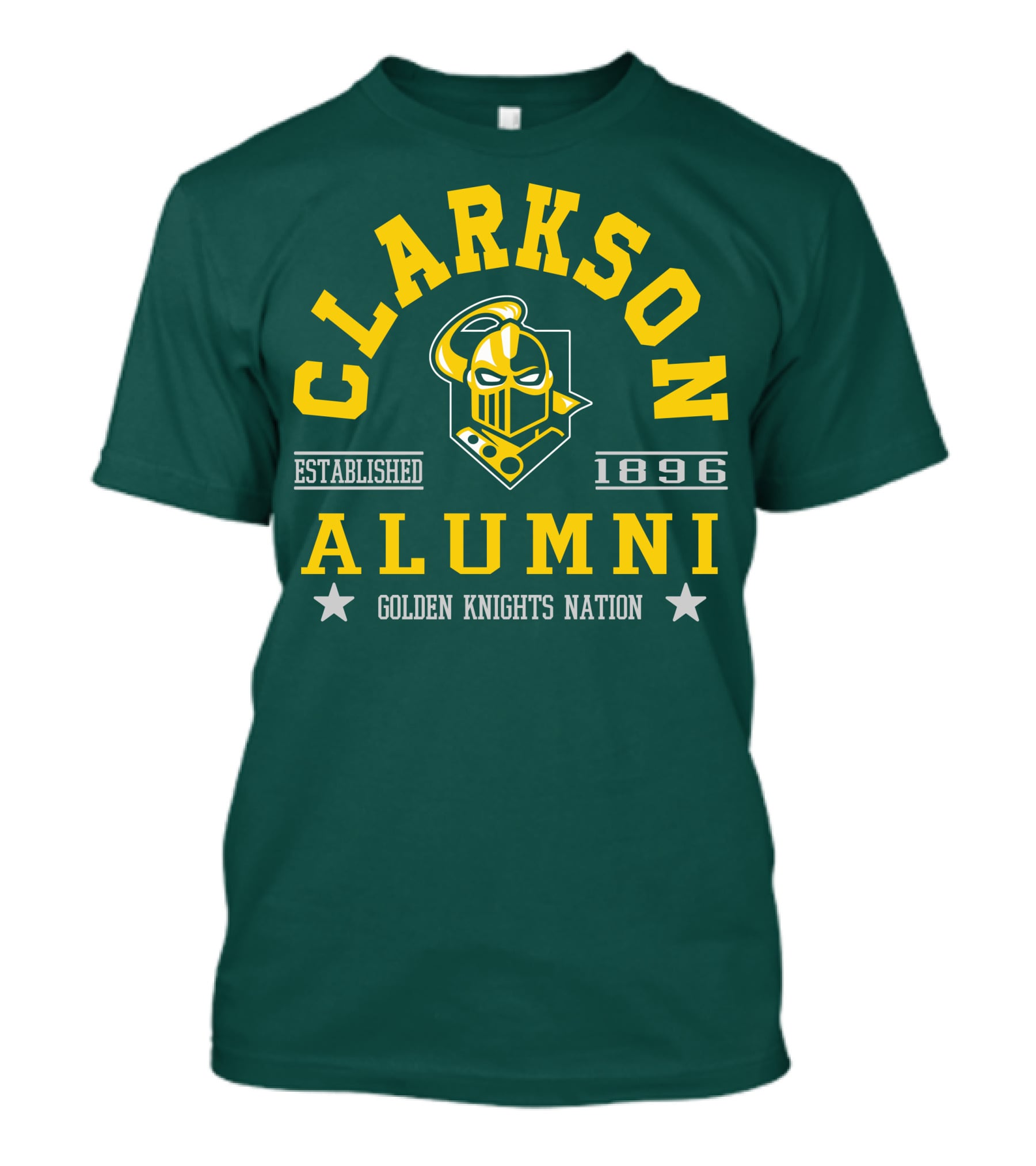 Clarkson Alumni Established 1896 Golden Knights Nation T-Shirt