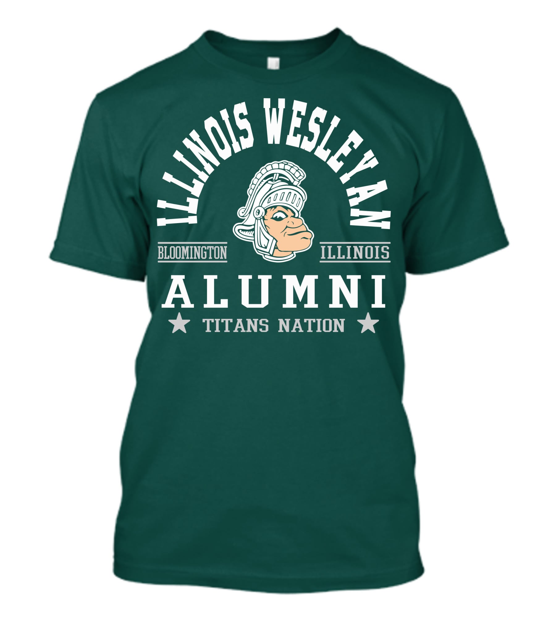 Illinois Wesleyan Alumni Titans Nation Bloomington Illinois T-Shirt