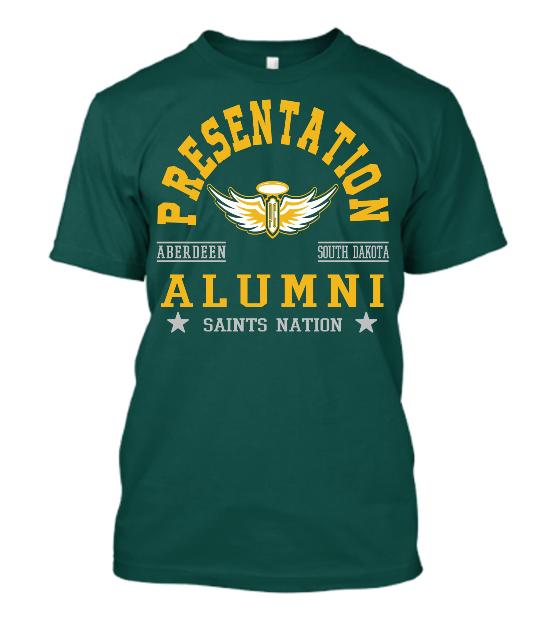 Presentation College Alumni Saints Nation Aberdeen South Dakota T-Shirt
