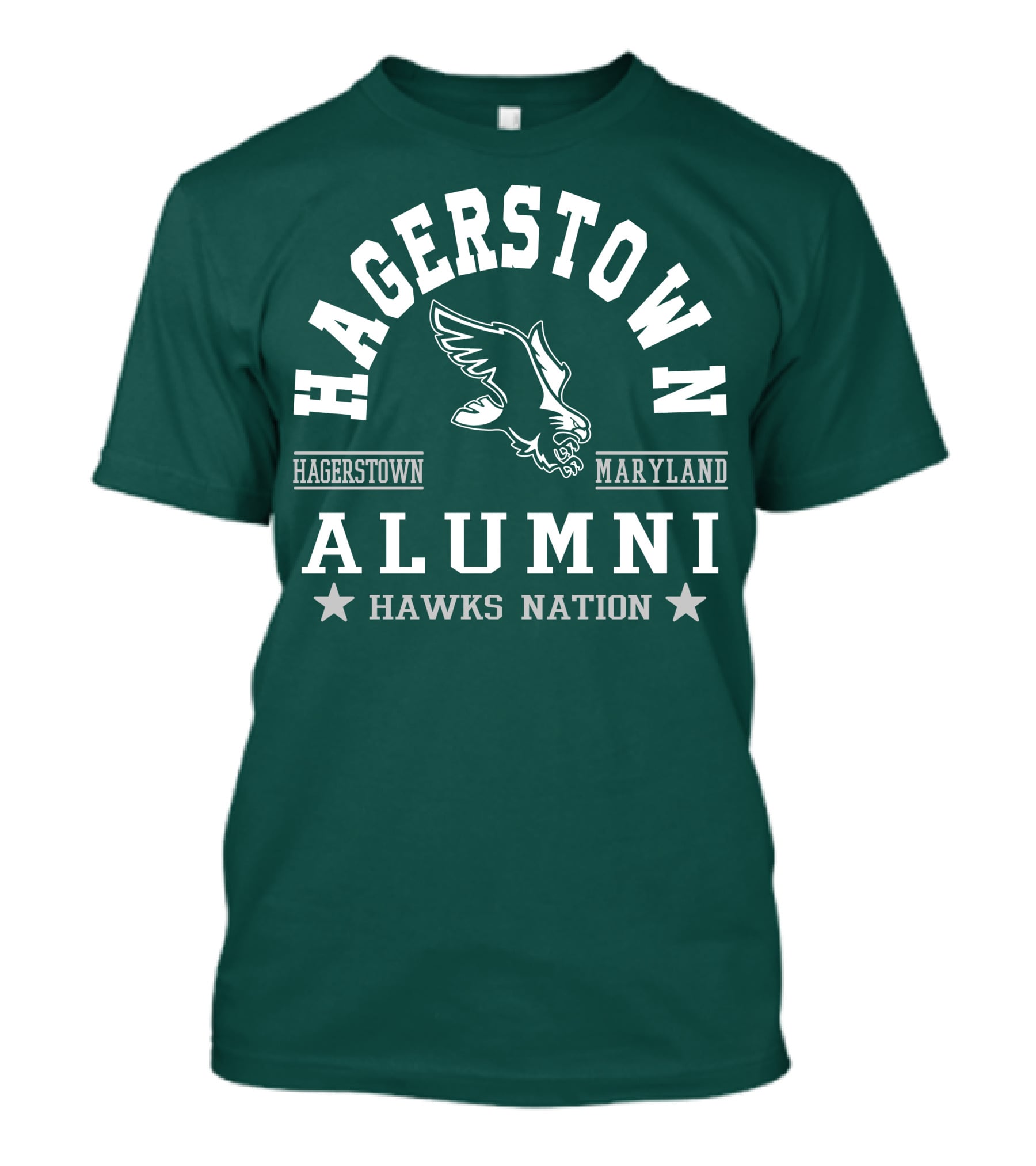 Hagerstown Maryland Alumni Hawks Nation T-Shirt