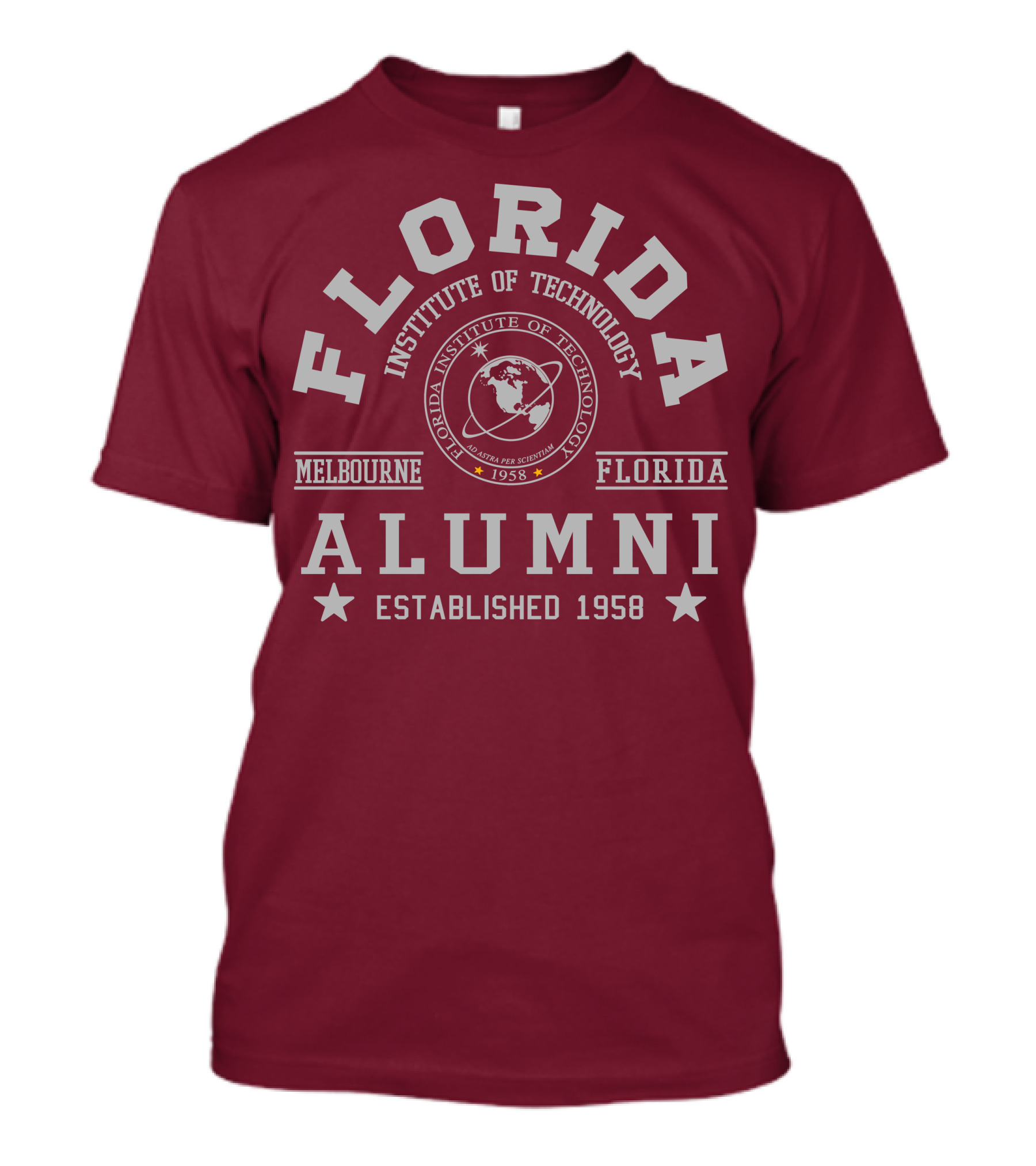 Florida Institute Of Technology Alumni Established 1958 Melbourne Florida T-Shirt