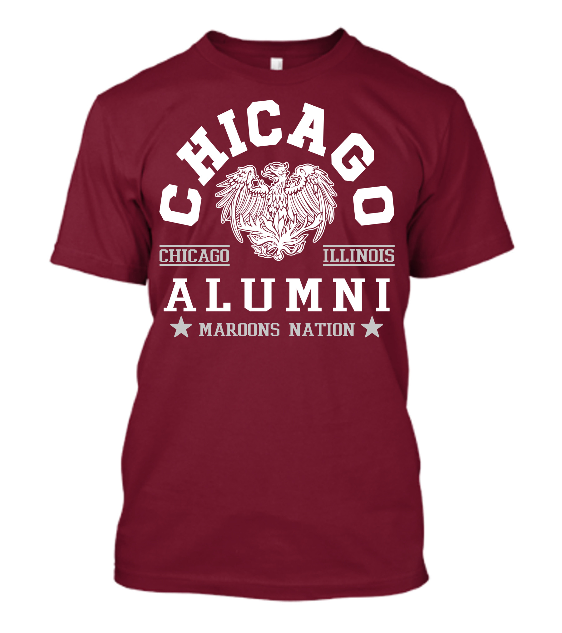 Chicago Illinois Alumni Maroons Nation T-Shirt