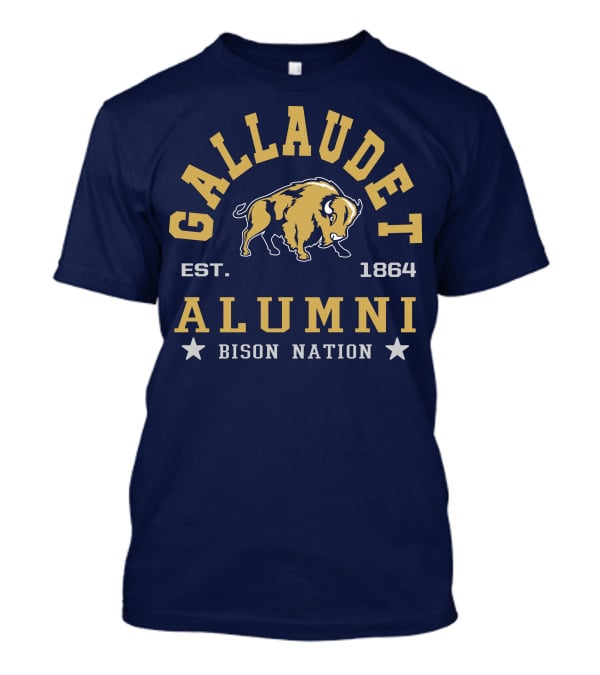Gallaudet Alumni Bison Nation Est. 1864 T-Shirt