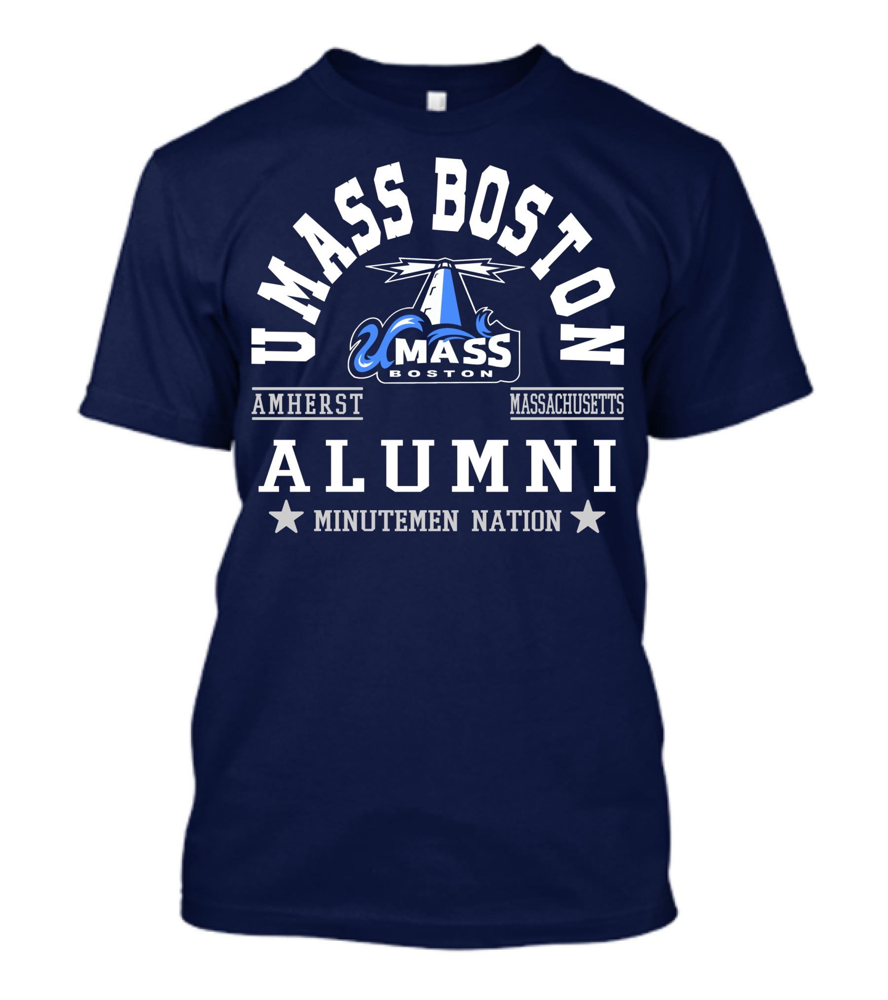 UMass Boston Alumni Amherst Massachusetts Minutemen Nation T-Shirt