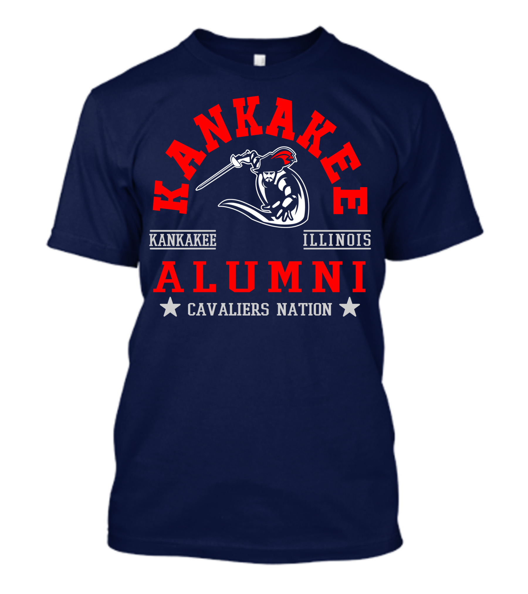 Kankakee Illinois Alumni Cavaliers Nation T-Shirt