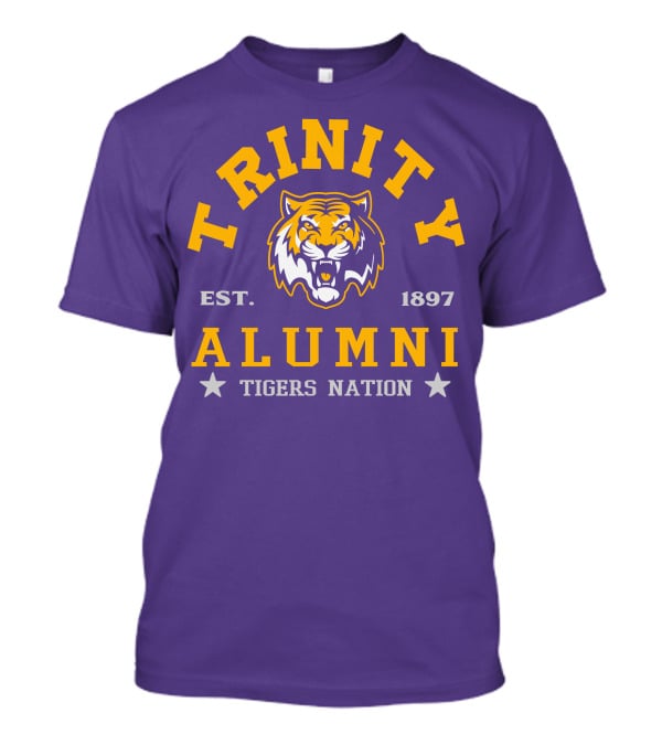 Trinity Alumni Tigers Nation Est. 1897 T-Shirt