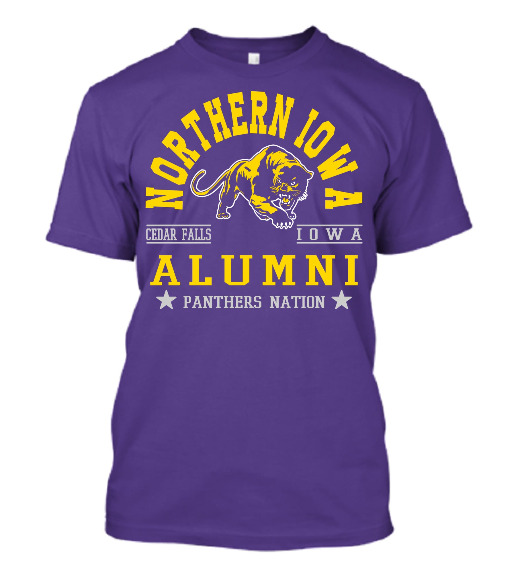 Northern Iowa Cedar Falls Alumni Panthers Nation T-Shirt