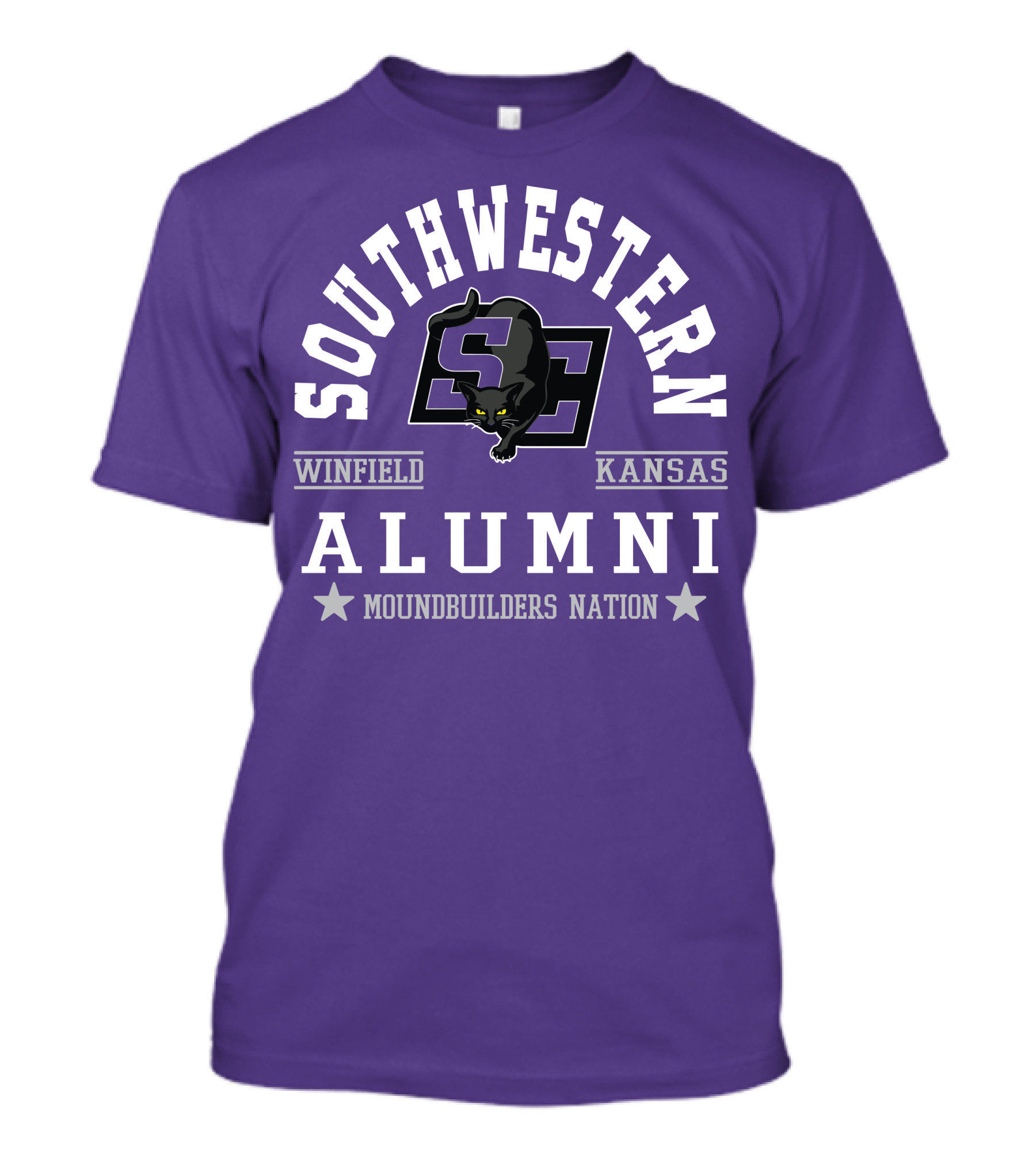 Southwestern Winfield Kansas Alumni Moundbuilders Nation T-Shirt