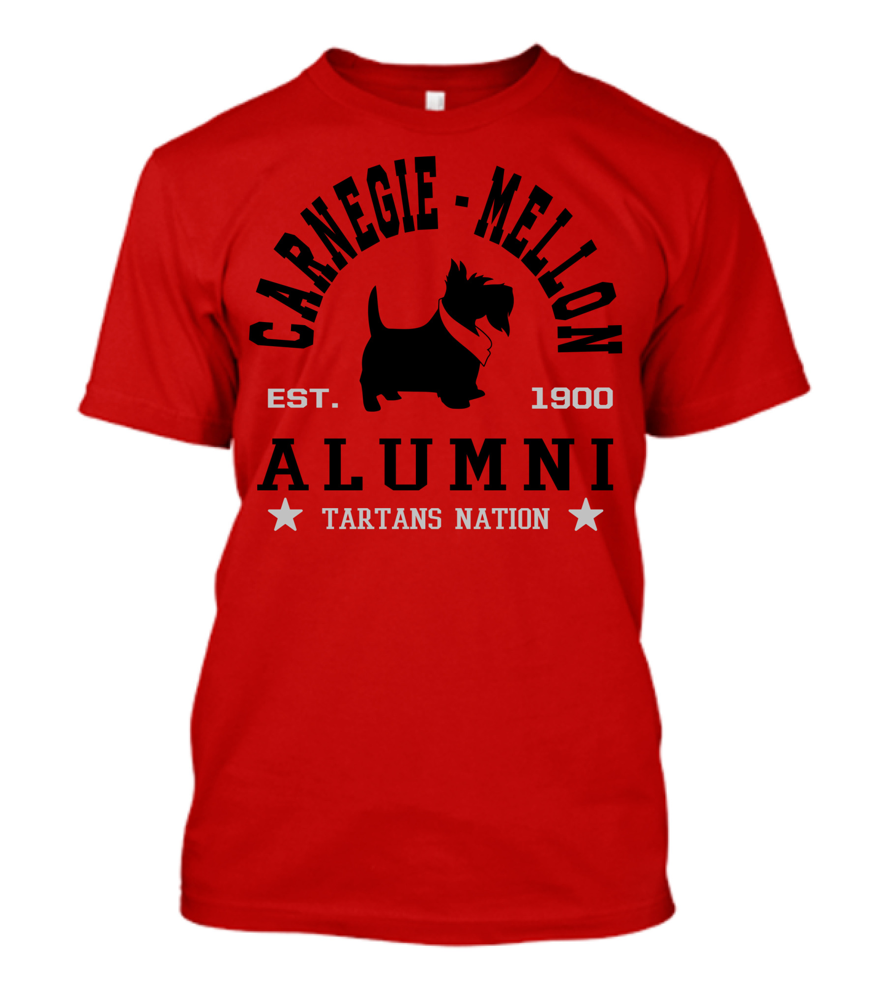 Carnegie Mellon Alumni Est. 1900 Tartans Nation T-Shirt