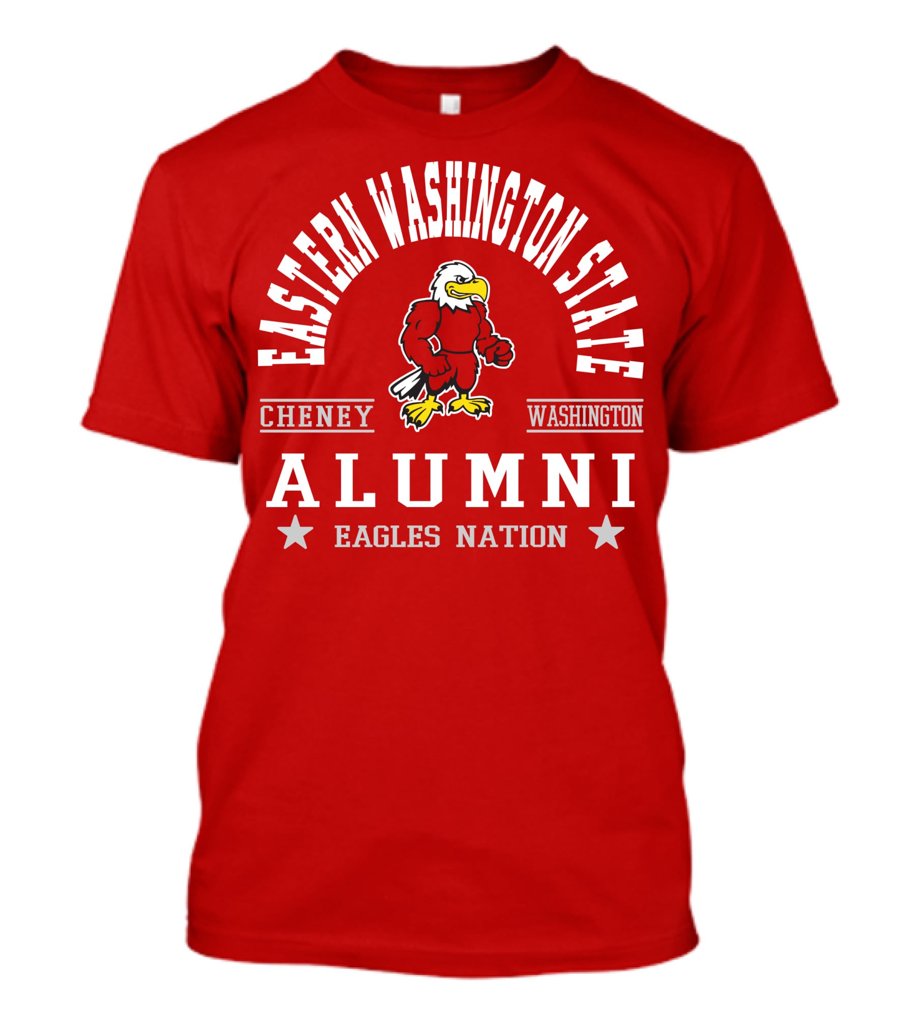 Eastern Washington State Cheney Alumni Eagles Nation T-Shirt