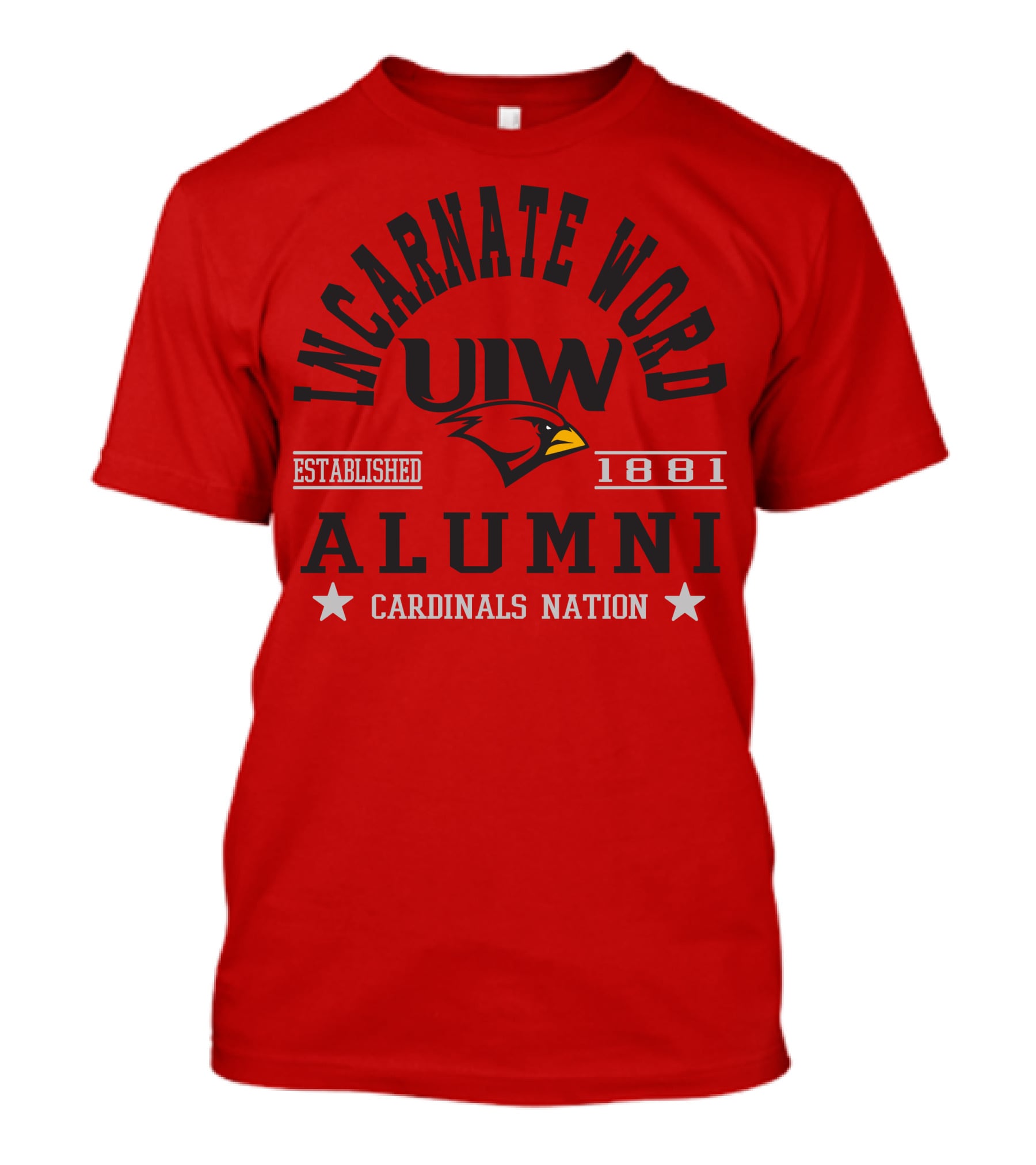 Incarnate Word UIW Cardinals Alumni Established 1881 Nation T-Shirt