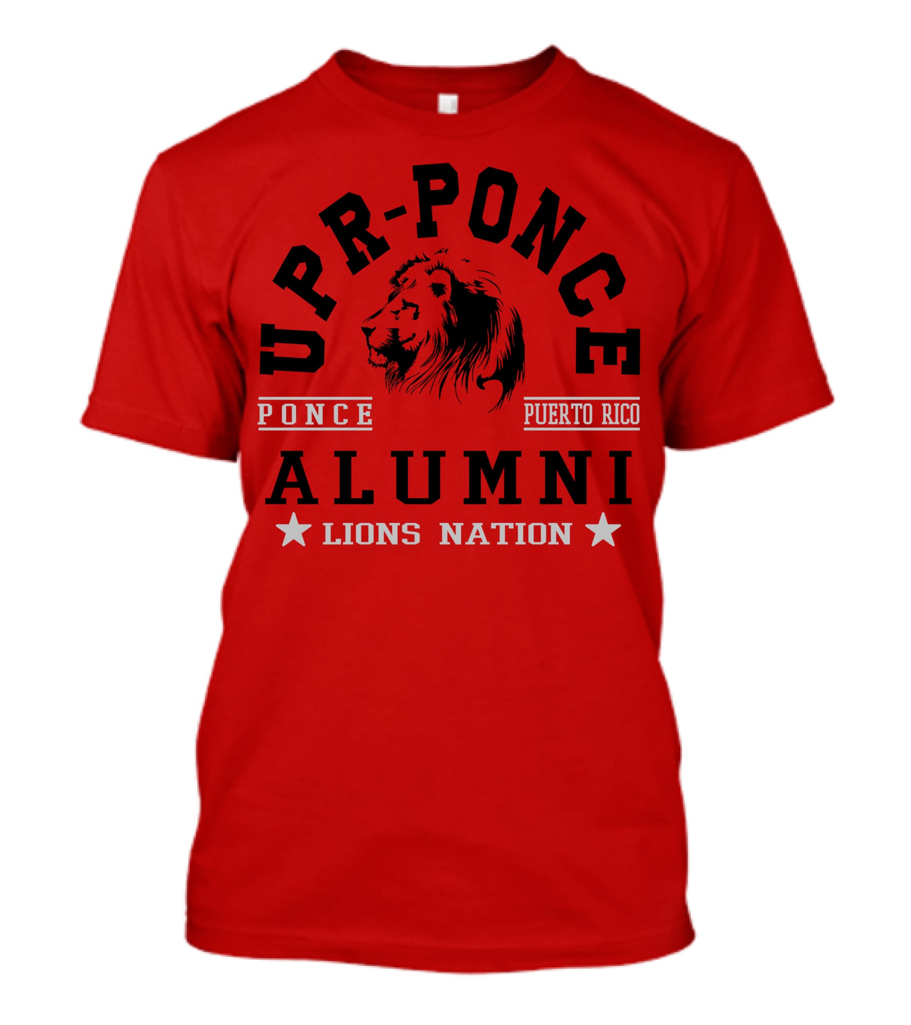 UPR-Ponce Alumni Puerto Rico Lions Nation T-Shirt