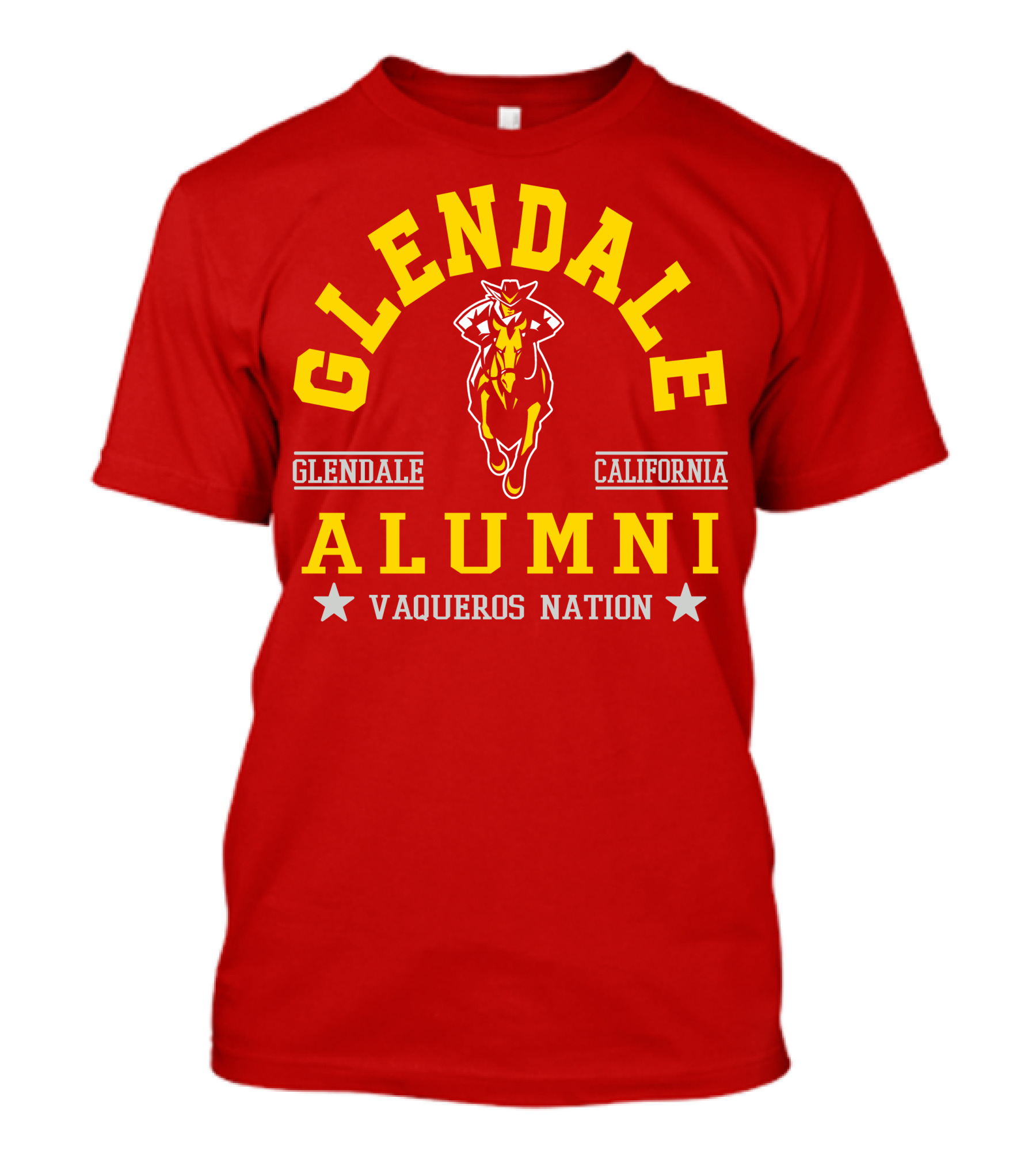 Glendale California Alumni Vaqueros Nation T-Shirt