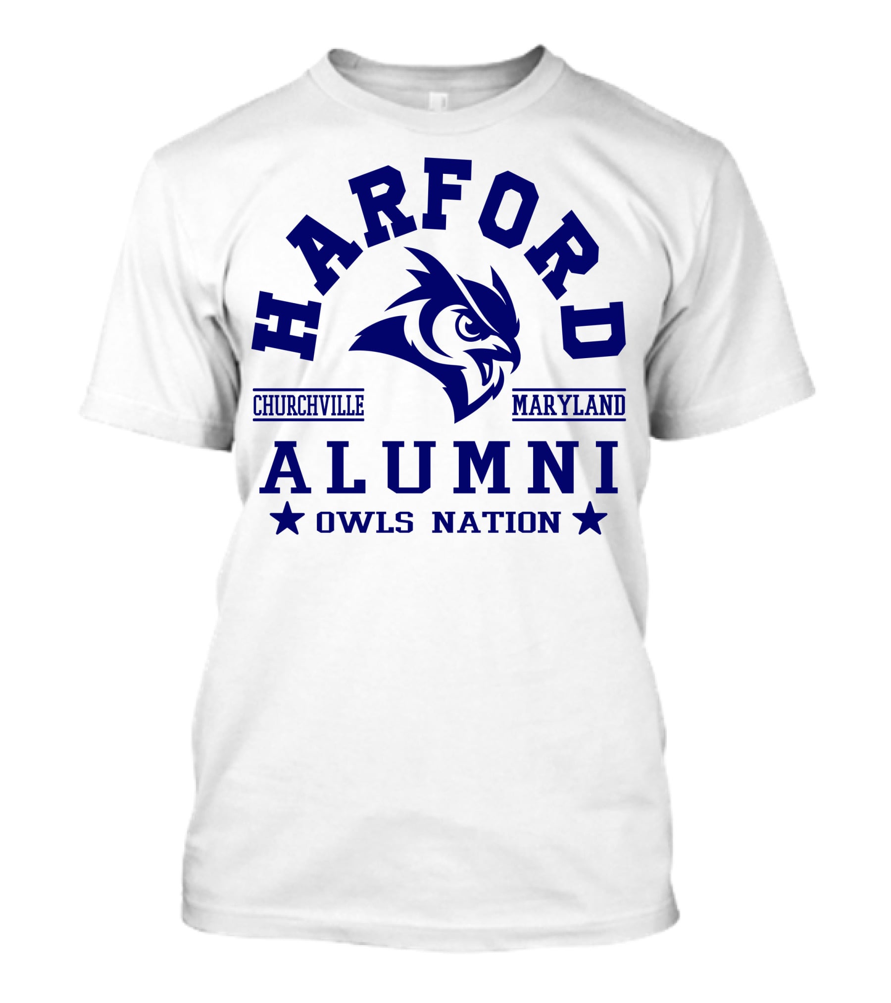 Harford Alumni Owls Nation Churchville Maryland T-Shirt