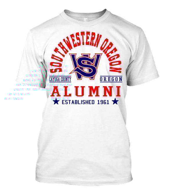 Southwestern Oregon Alumni Cayuga County Established 1961 T-Shirt