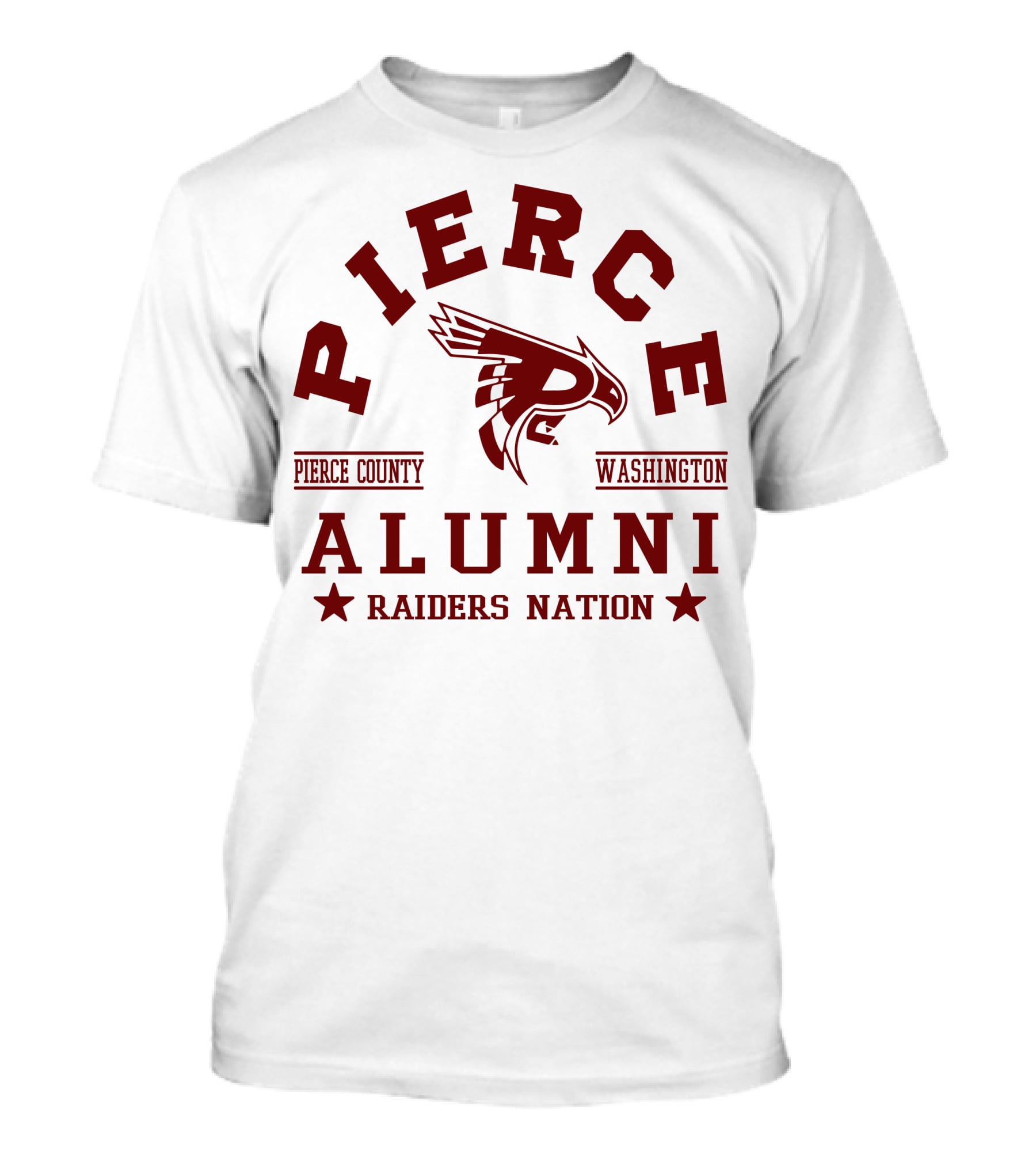 Pierce County Washington Alumni Raiders Nation T-Shirt
