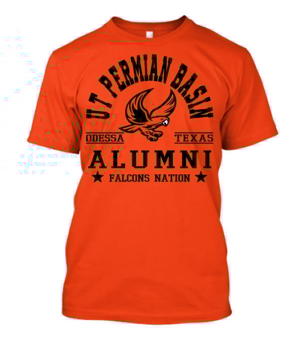 UT Permian Basin Alumni Falcons Nation Odessa Texas T-Shirt