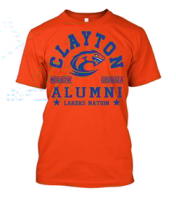 Clayton Morrow Georgia Alumni Lakers Nation T-Shirt