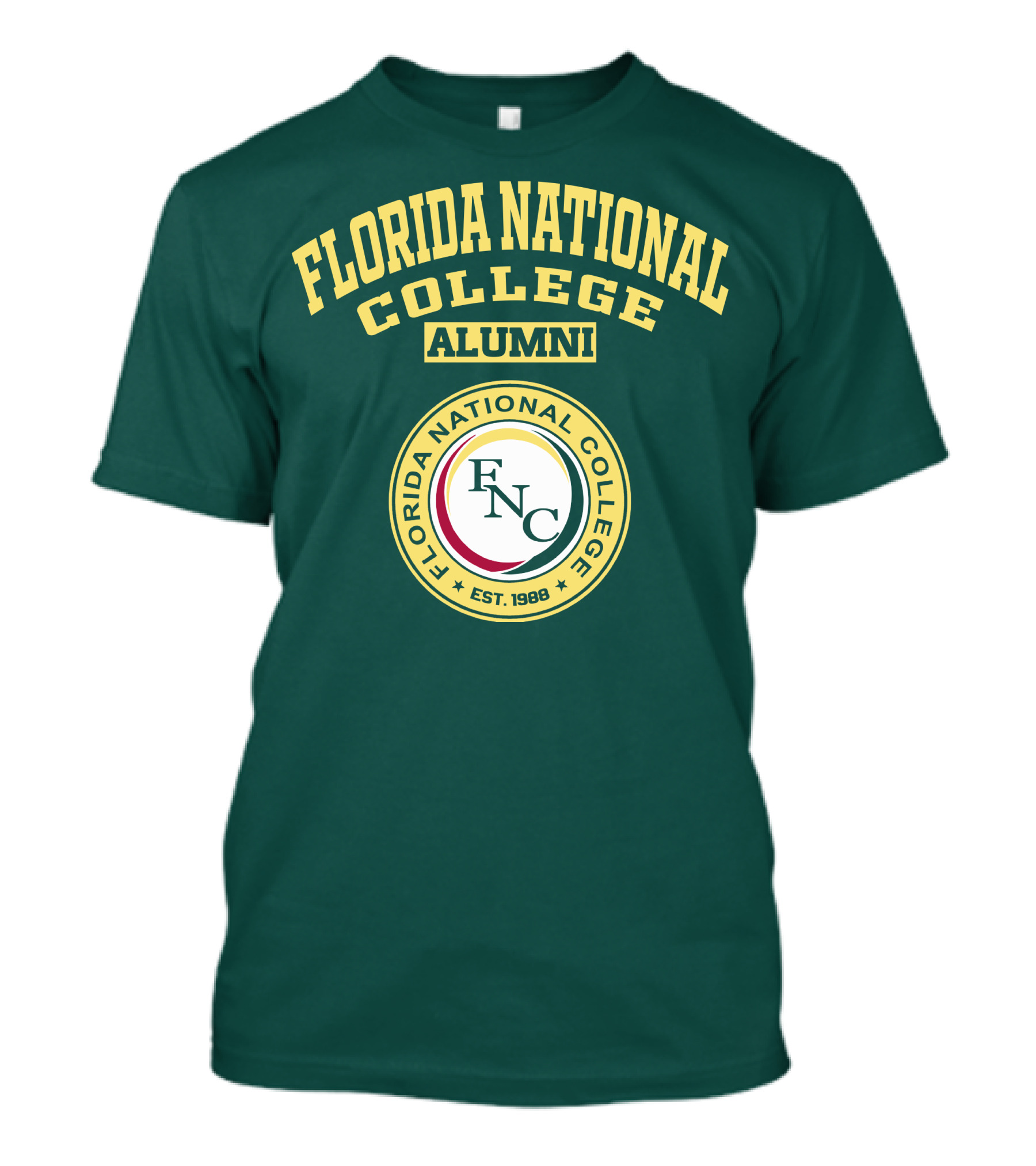 Florida National College Alumni FNC Est. 1988 T-Shirt