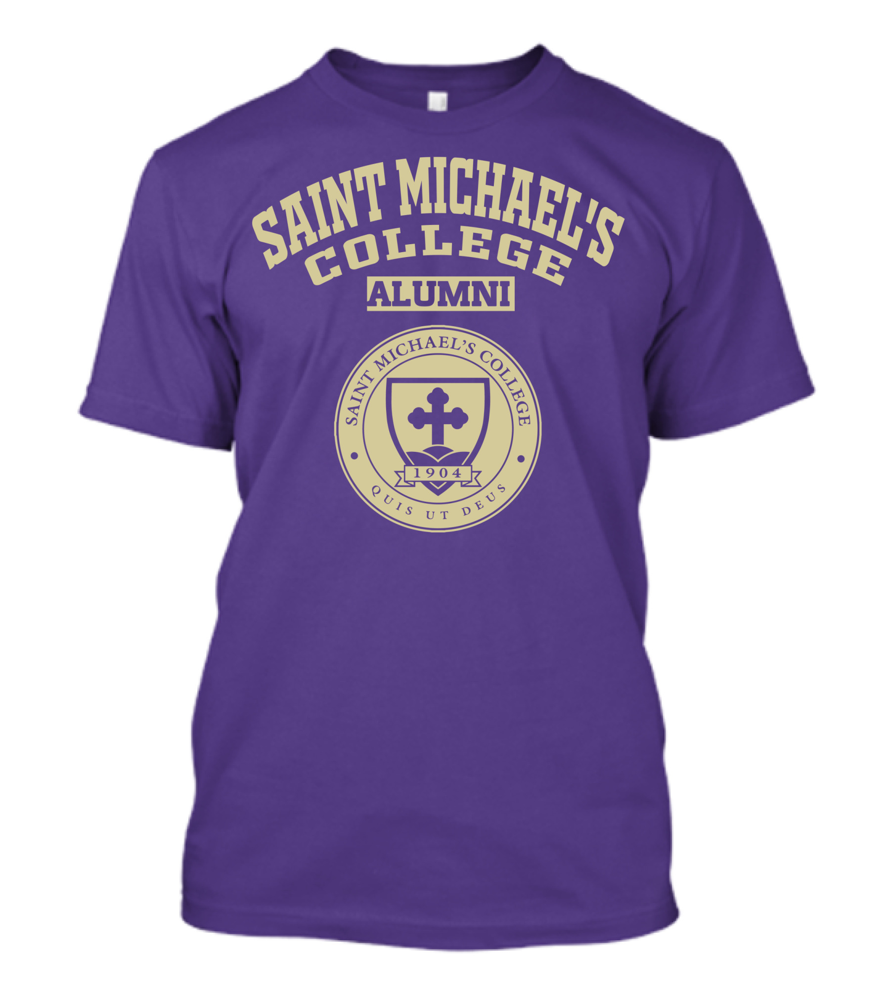Saint Michael's College Alumni 1904 Quis Ut Deus T-Shirt