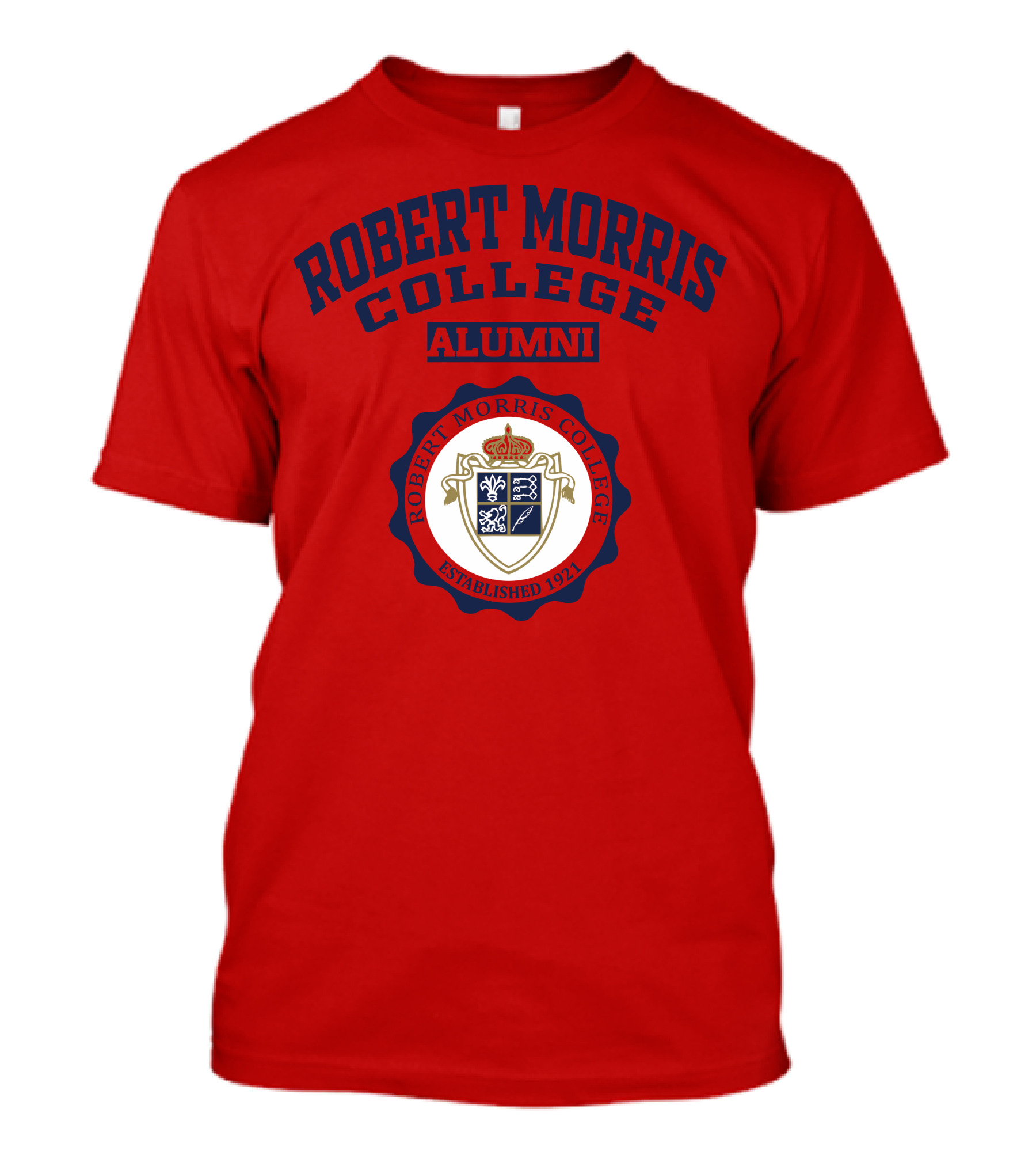 Robert Morris College Alumni Established 1921 Crest T-Shirt