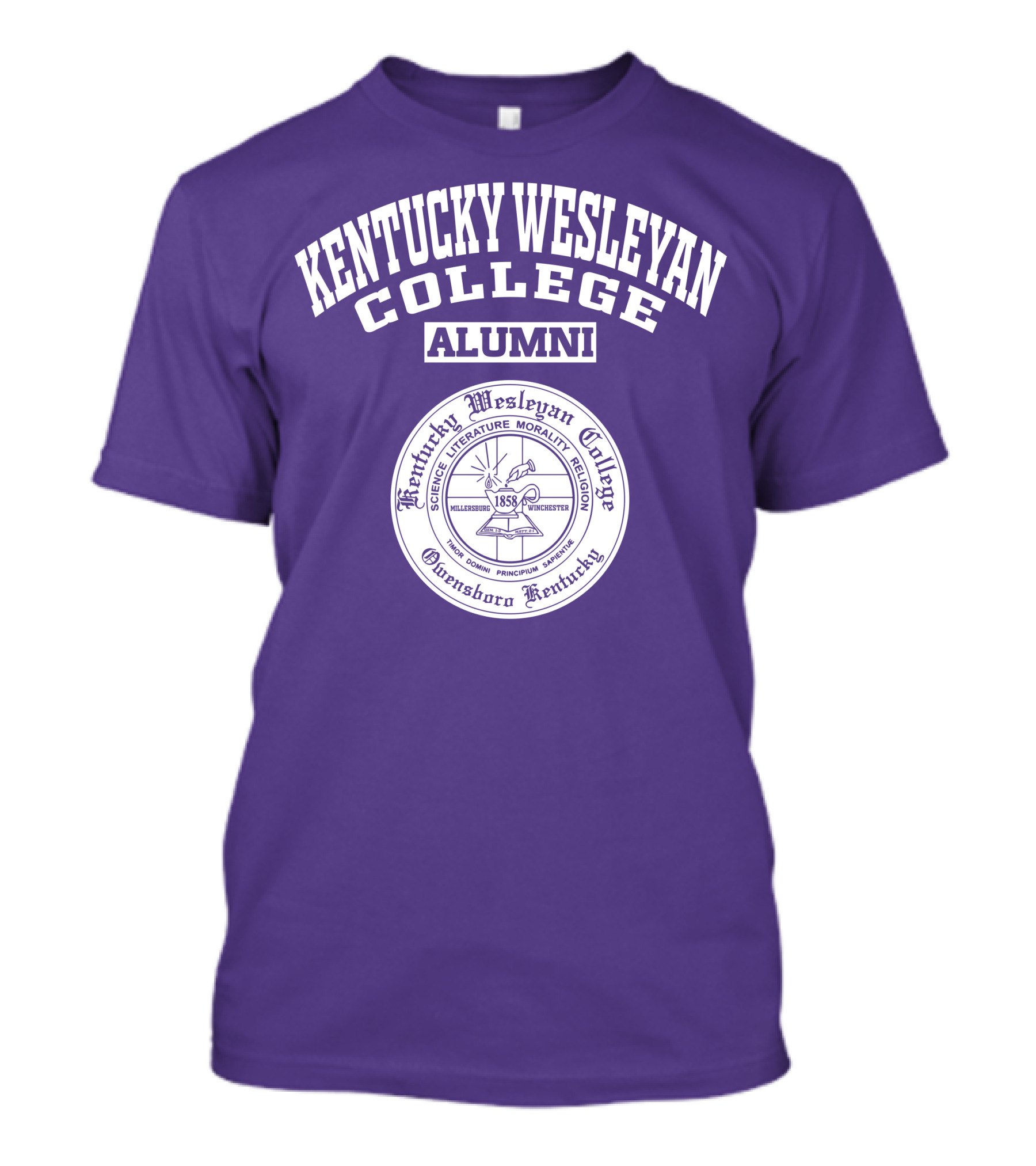 Kentucky Wesleyan College Alumni Owensboro Kentucky Seal 1858 T-Shirt