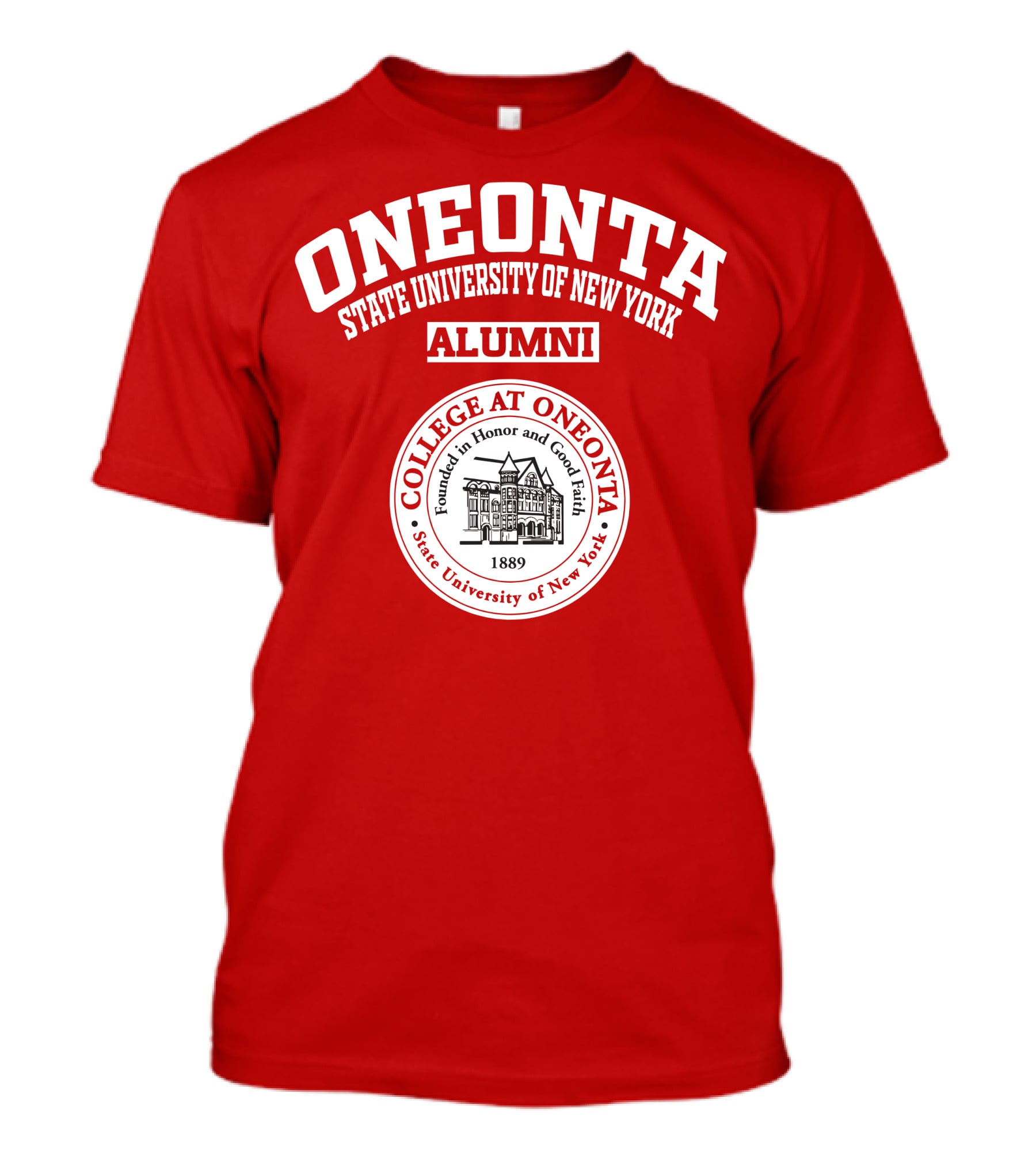 ONEONTA STATE UNIVERSITY OF NEW YORK ALUMNI COLLEGE AT ONEONTA 1889 T-Shirt