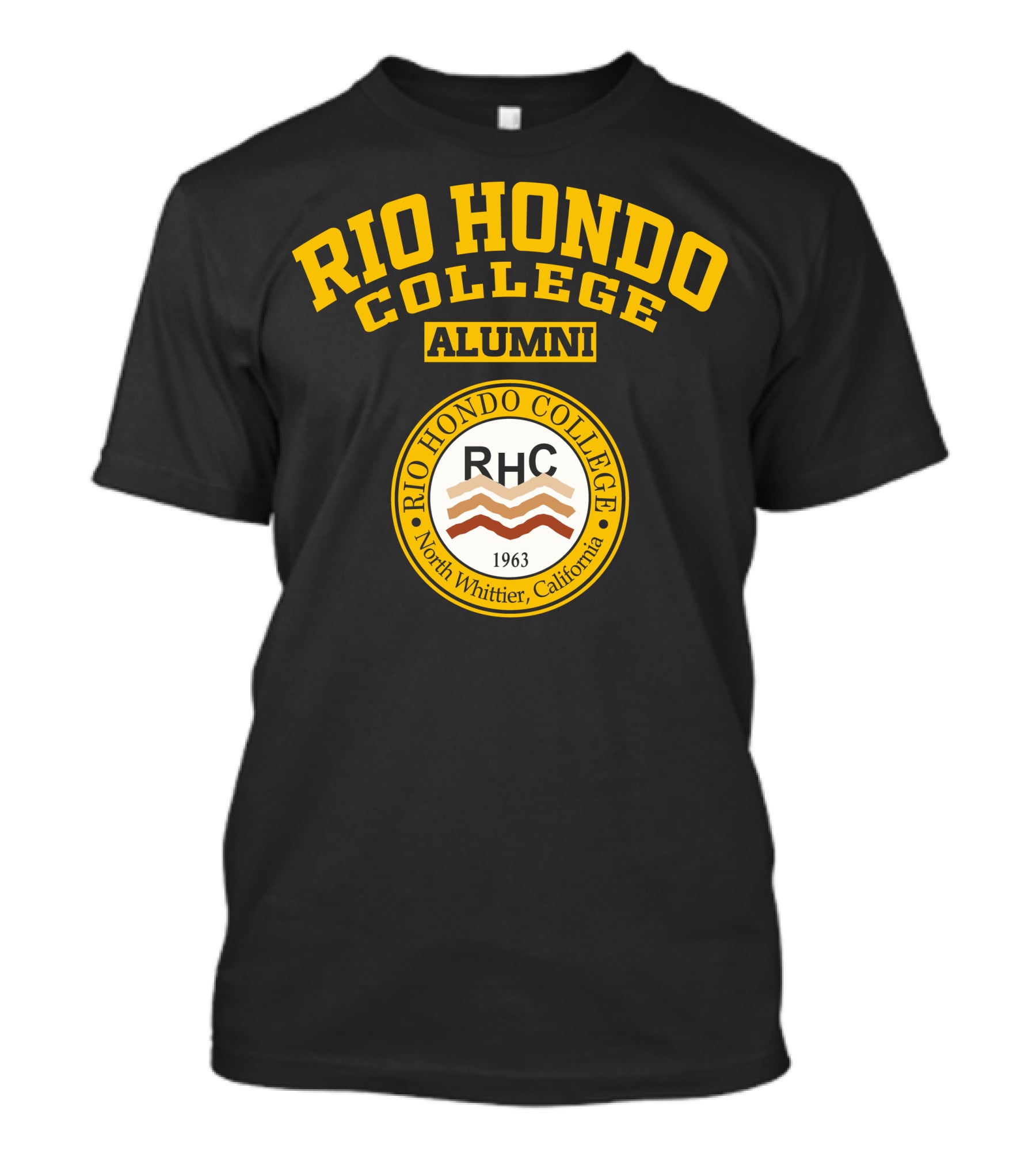 RIO HONDO COLLEGE ALUMNI RHC 1963 North Whittier California T-Shirt