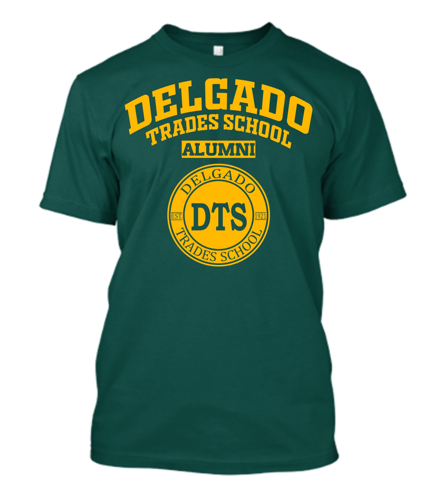 Delgado Trades School Alumni DTS EST 1921 T-Shirt