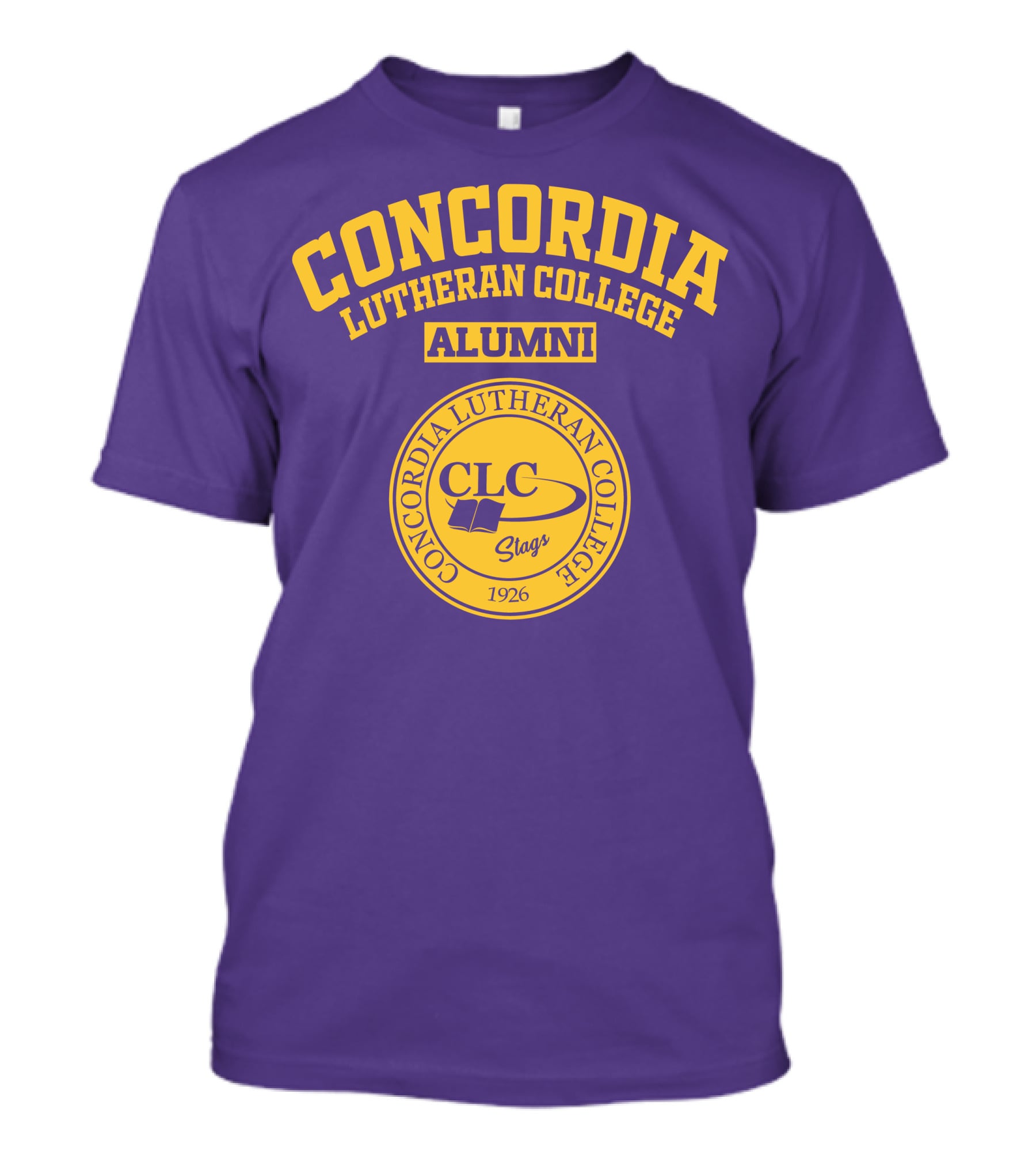 CONCORDIA LUTHERAN COLLEGE ALUMNI CLC STAGS 1926 T-Shirt