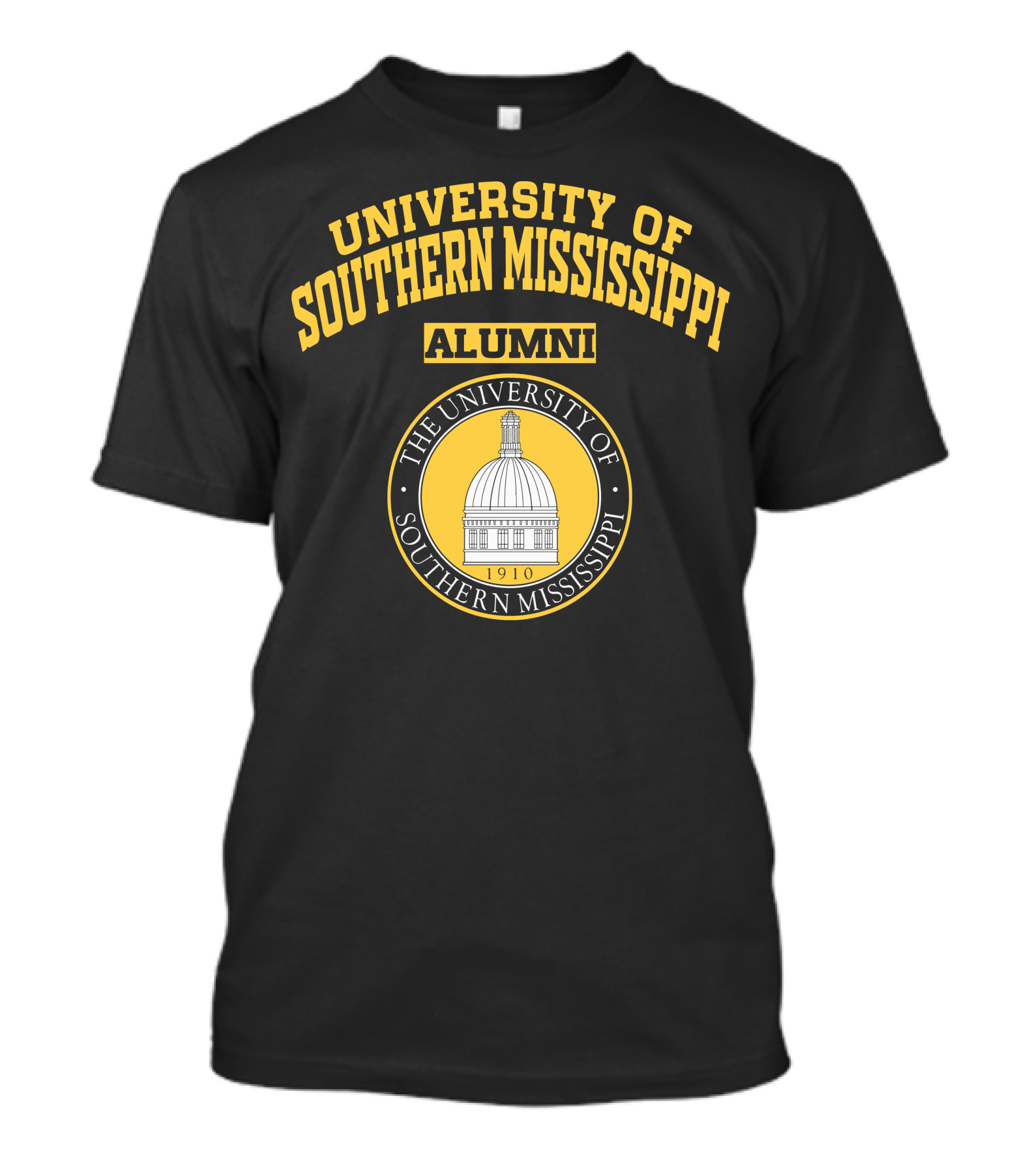 UNIVERSITY OF SOUTHERN MISSISSIPPI ALUMNI THE UNIVERSITY OF SOUTHERN MISSISSIPPI 1910 T-Shirt