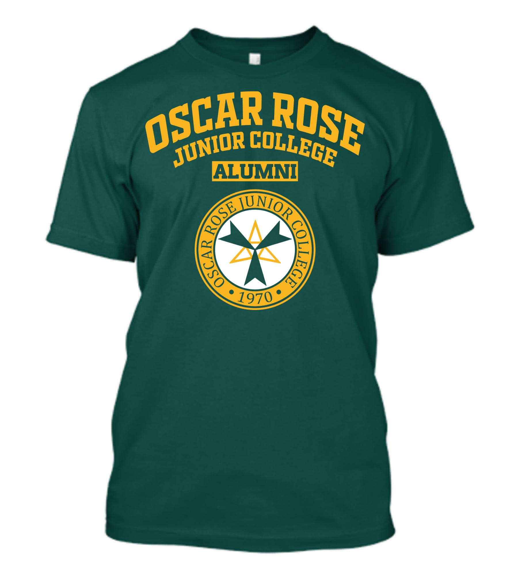 Oscar Rose Junior College Alumni 1970 Circle Emblem T-Shirt