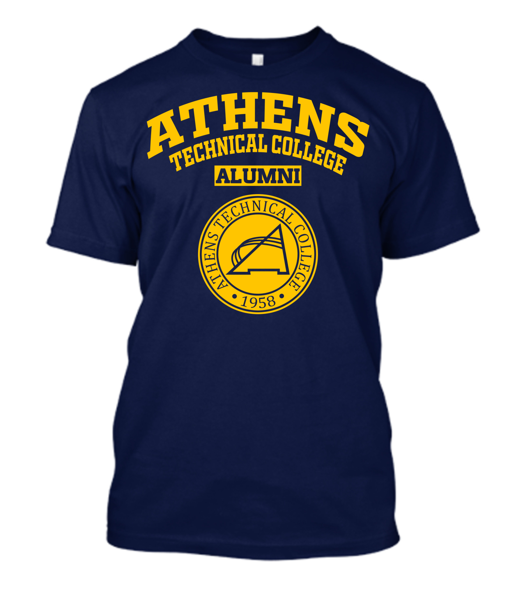 Athens Technical College Alumni 1958 Emblem T-Shirt