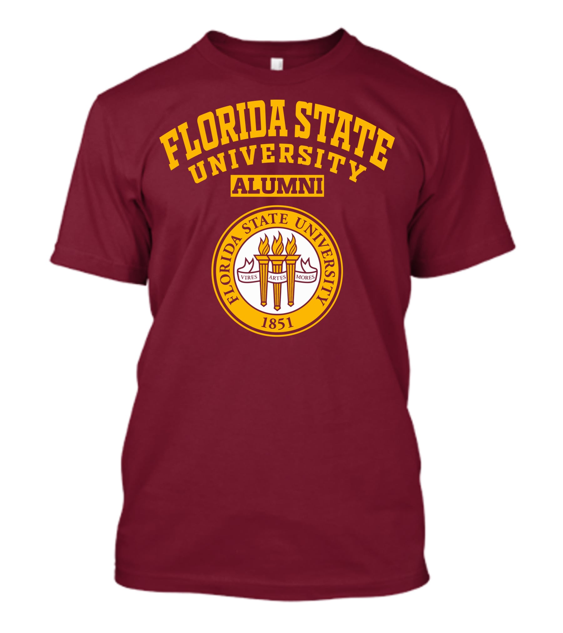 Florida State University Alumni 1851 Vires Artes Mores T-Shirt