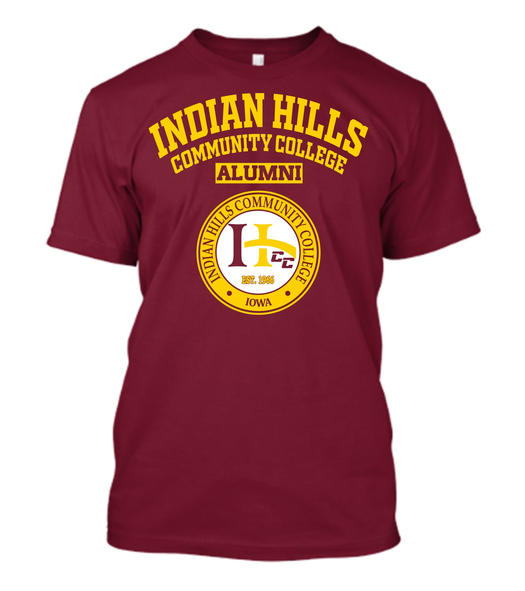 Indian Hills Community College Alumni Est. 1966 Iowa T-Shirt
