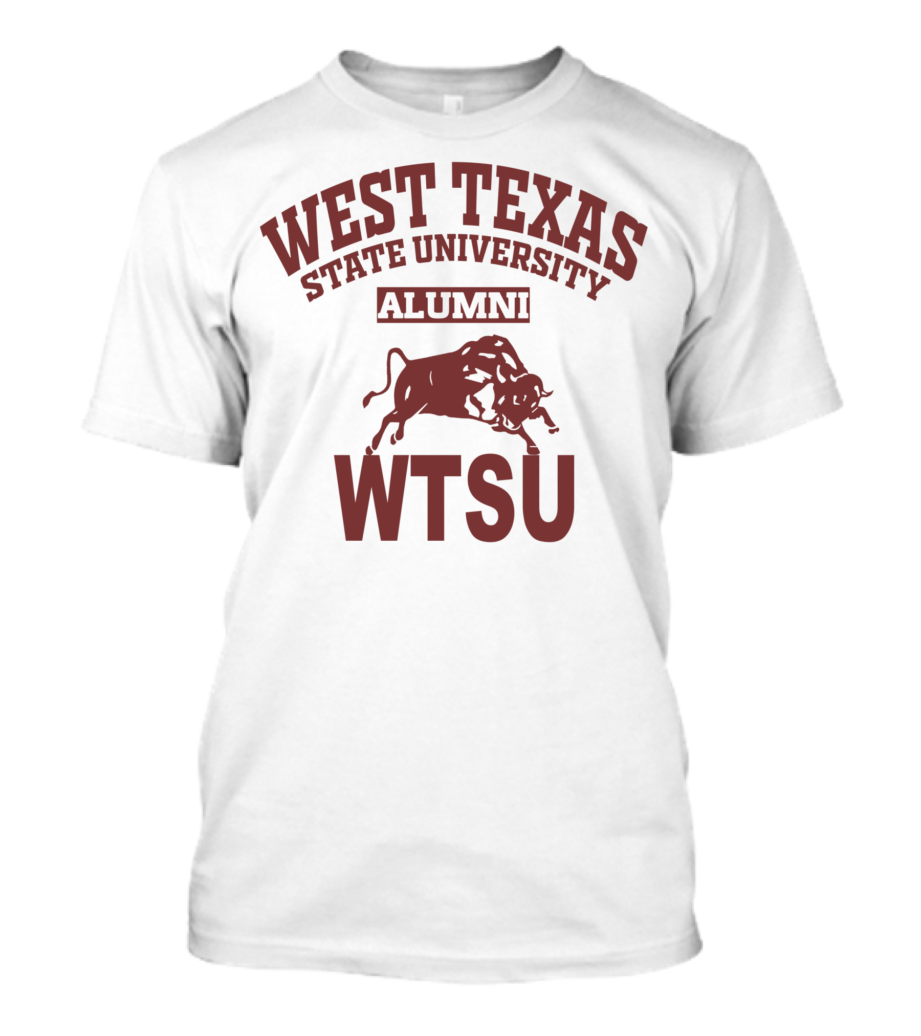 West Texas State University Alumni WTSU Bull T-Shirt
