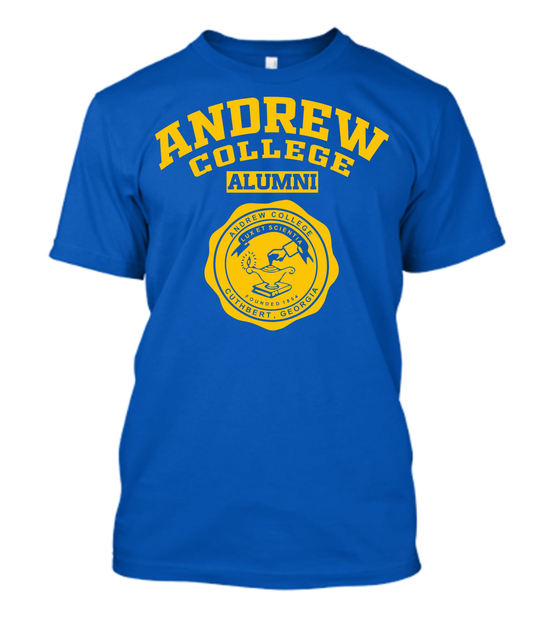 Andrew College Alumni Cuthbert Georgia Seal Established 1854 T-Shirt