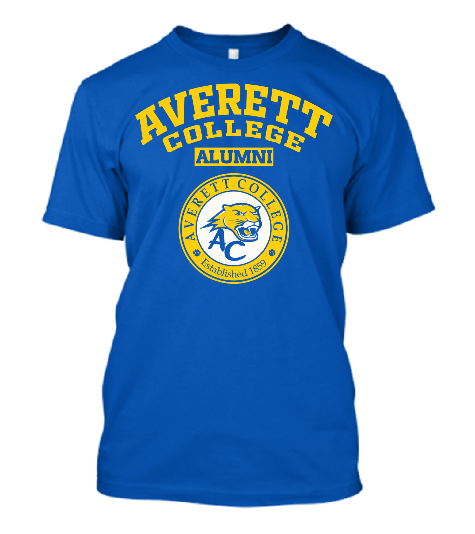 Averett College Alumni Established 1859 Logo With Cougar And AC T-Shirt