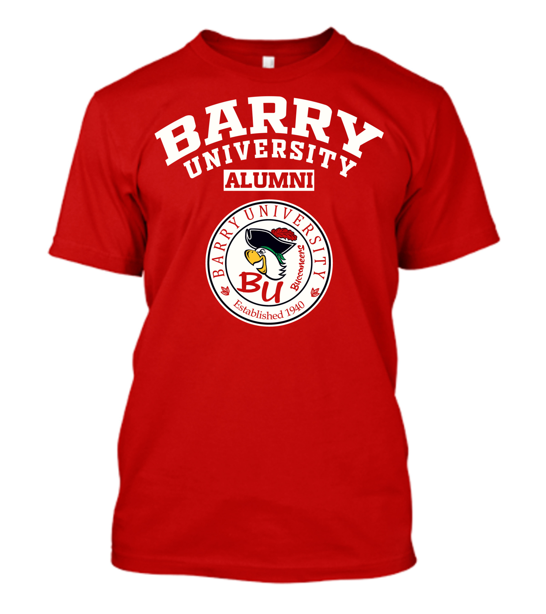 Barry University Alumni Buccaneers Established 1940 BU T-Shirt