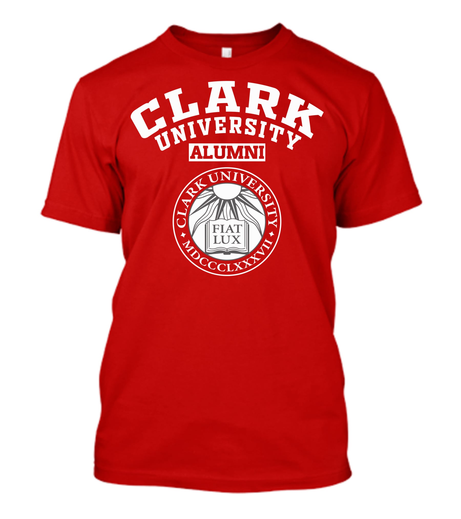 Clark University Alumni Fiat Lux Shield 1887 T-Shirt